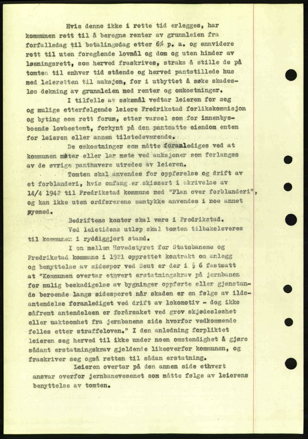 Fredrikstad byfogd, AV/SAO-A-10473a/G/Ga/Gac/L0002: Pantebok nr. A32a, 1940-1945, Dagboknr: 316/1943