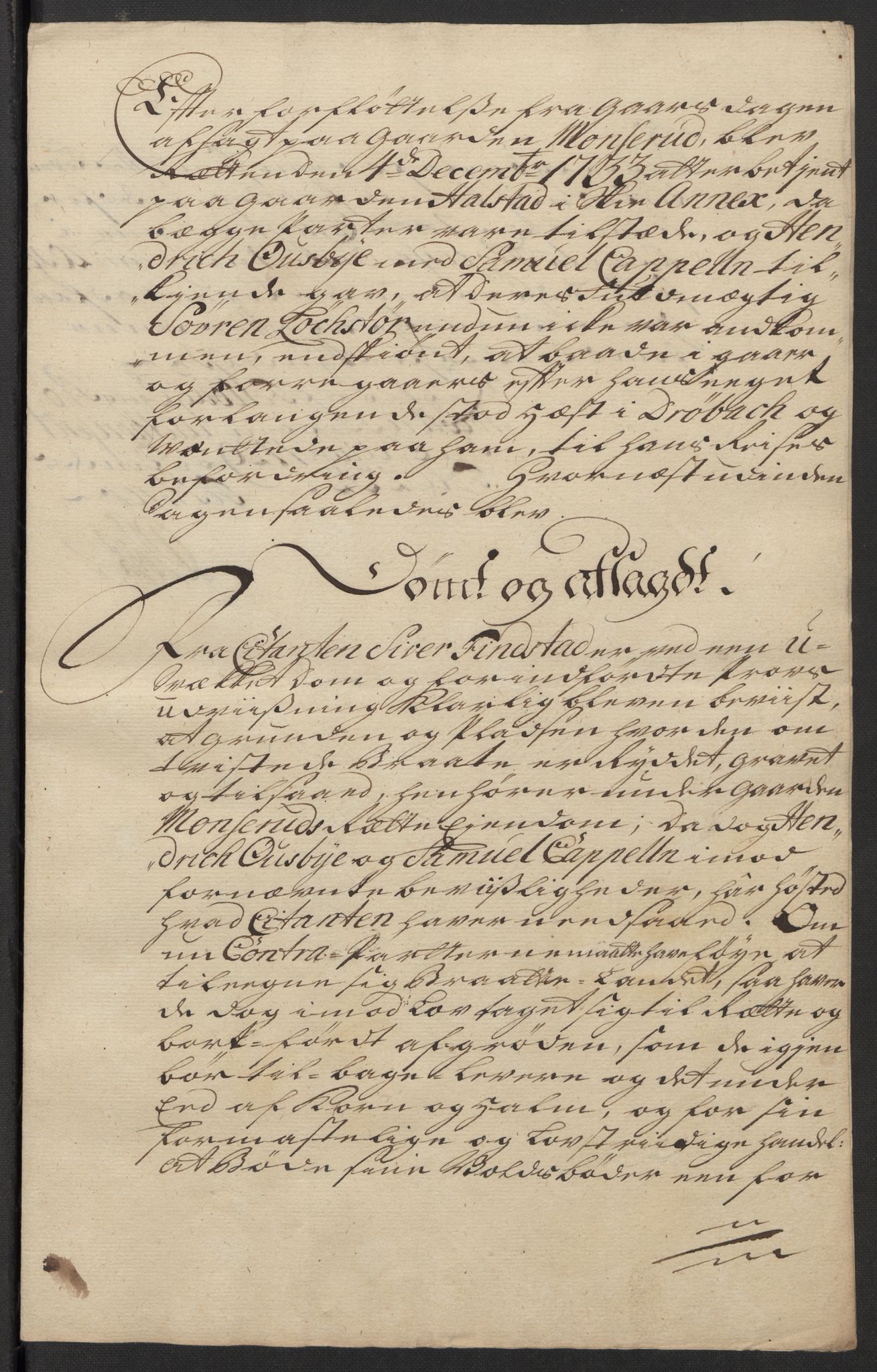 Rentekammeret inntil 1814, Reviderte regnskaper, Fogderegnskap, AV/RA-EA-4092/R10/L0473: Fogderegnskap Aker og Follo, 1734, s. 276