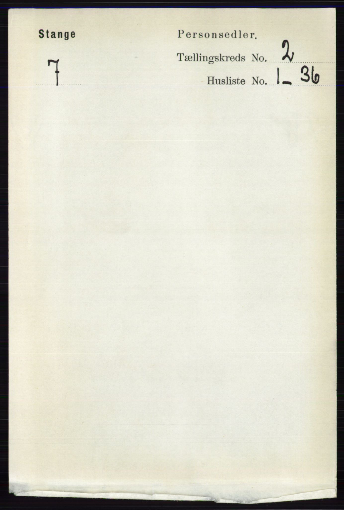 RA, Folketelling 1891 for 0417 Stange herred, 1891, s. 943