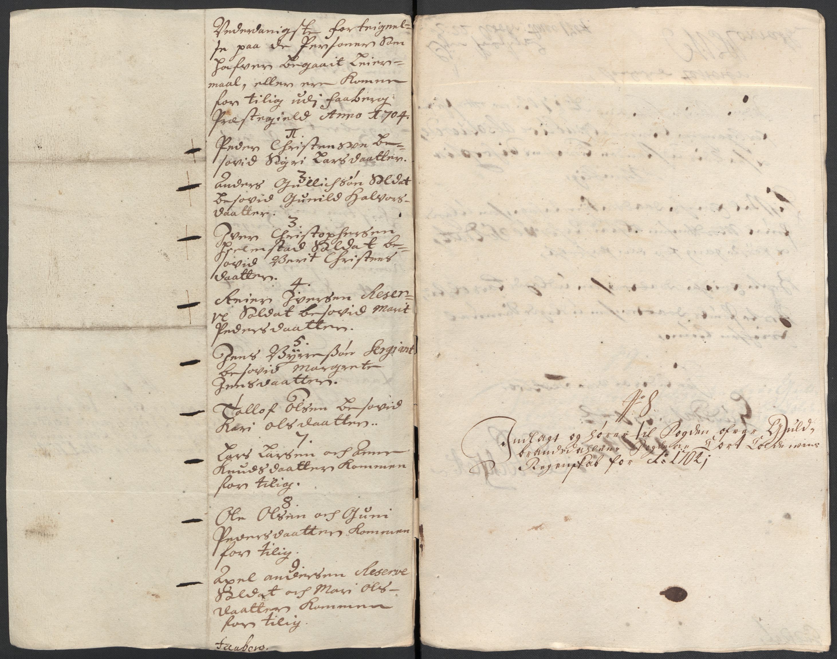 Rentekammeret inntil 1814, Reviderte regnskaper, Fogderegnskap, AV/RA-EA-4092/R17/L1177: Fogderegnskap Gudbrandsdal, 1704, s. 64