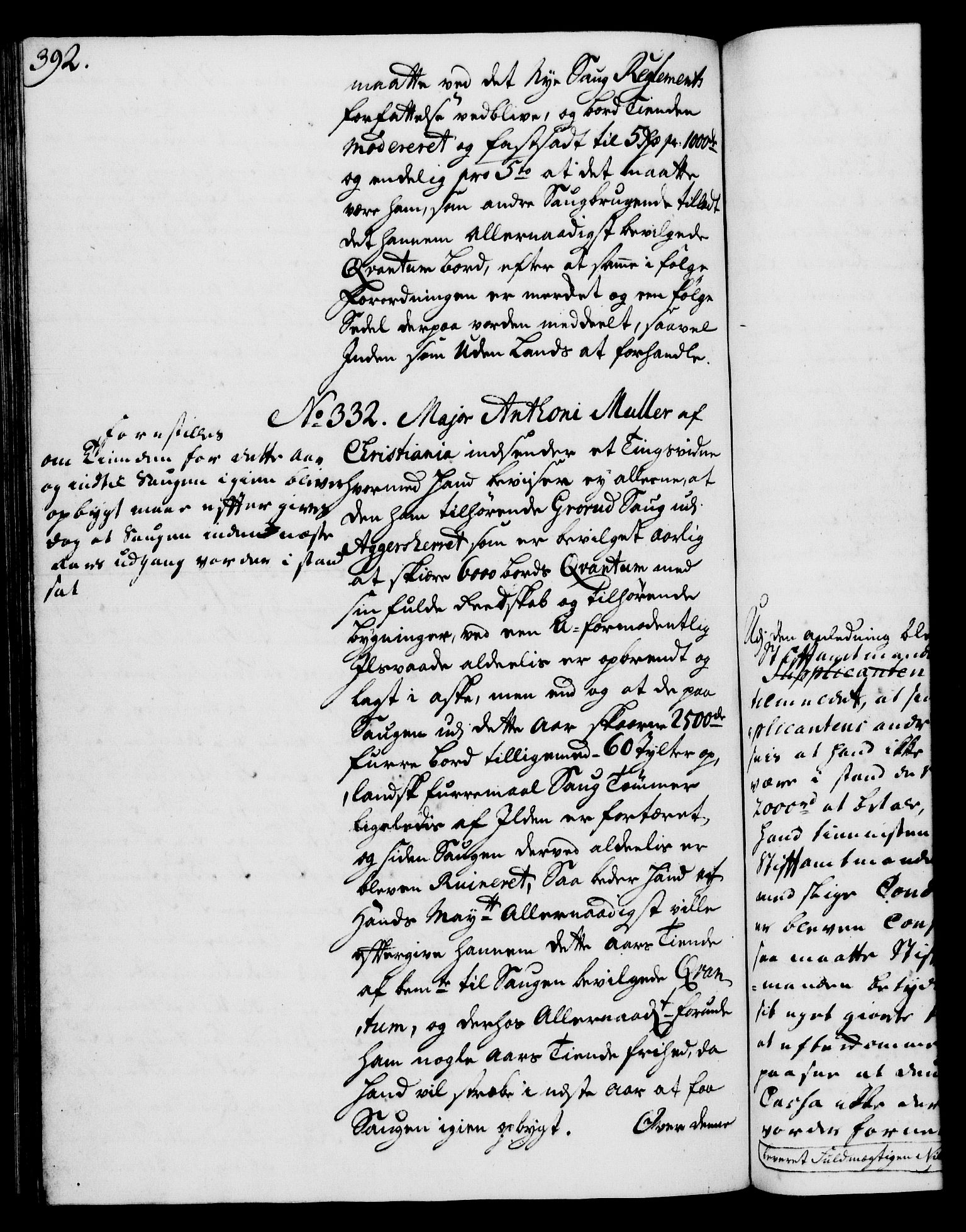 Rentekammeret, Kammerkanselliet, AV/RA-EA-3111/G/Gh/Gha/L0024: Norsk ekstraktmemorialprotokoll (merket RK 53.69), 1742-1743, s. 392