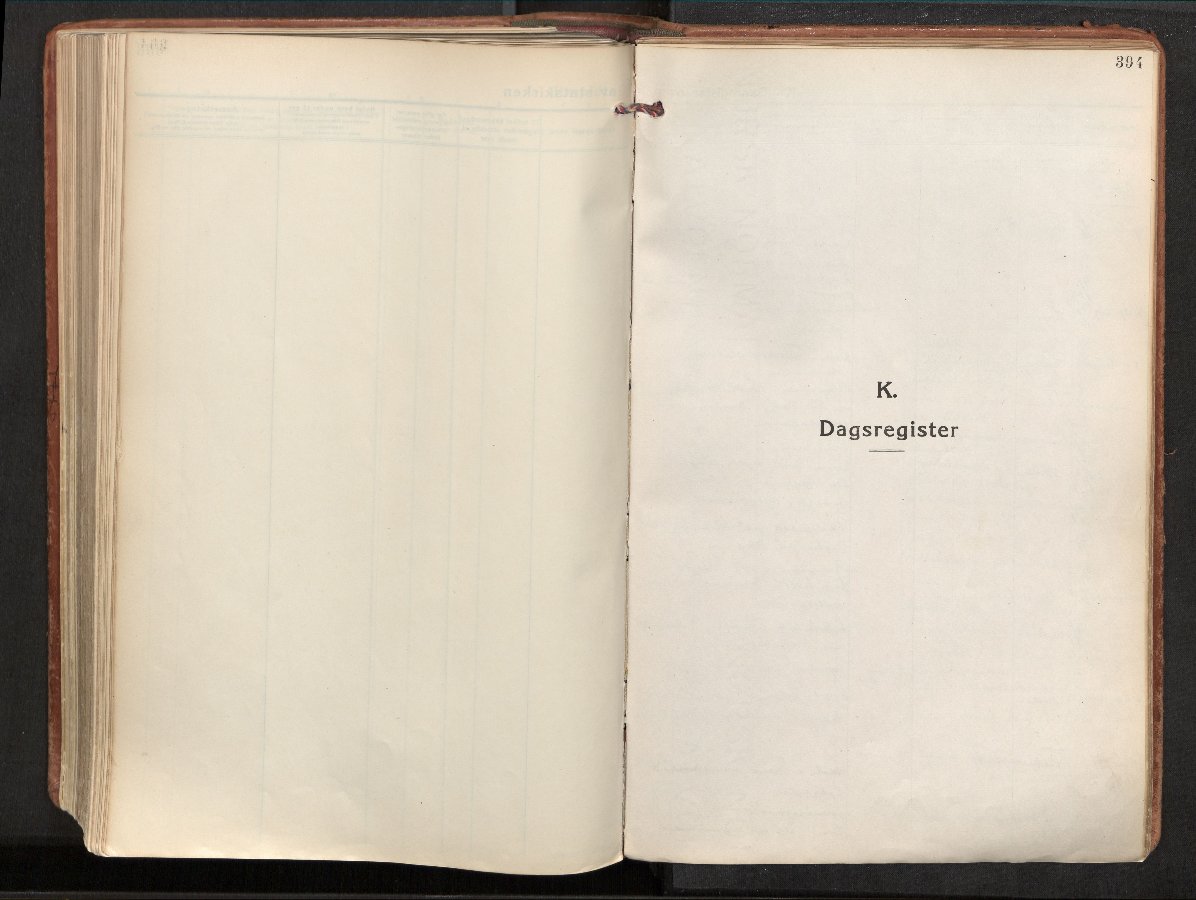 Ministerialprotokoller, klokkerbøker og fødselsregistre - Nordland, SAT/A-1459/839/L0570: Ministerialbok nr. 839A07, 1923-1942, s. 394