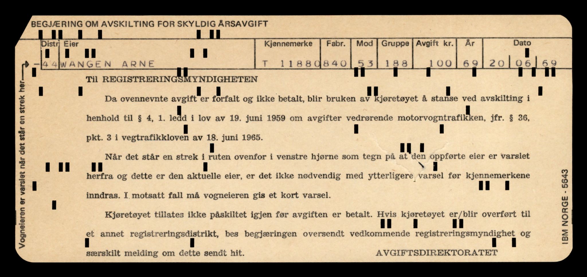 Møre og Romsdal vegkontor - Ålesund trafikkstasjon, AV/SAT-A-4099/F/Fe/L0031: Registreringskort for kjøretøy T 11800 - T 11996, 1927-1998, s. 1441