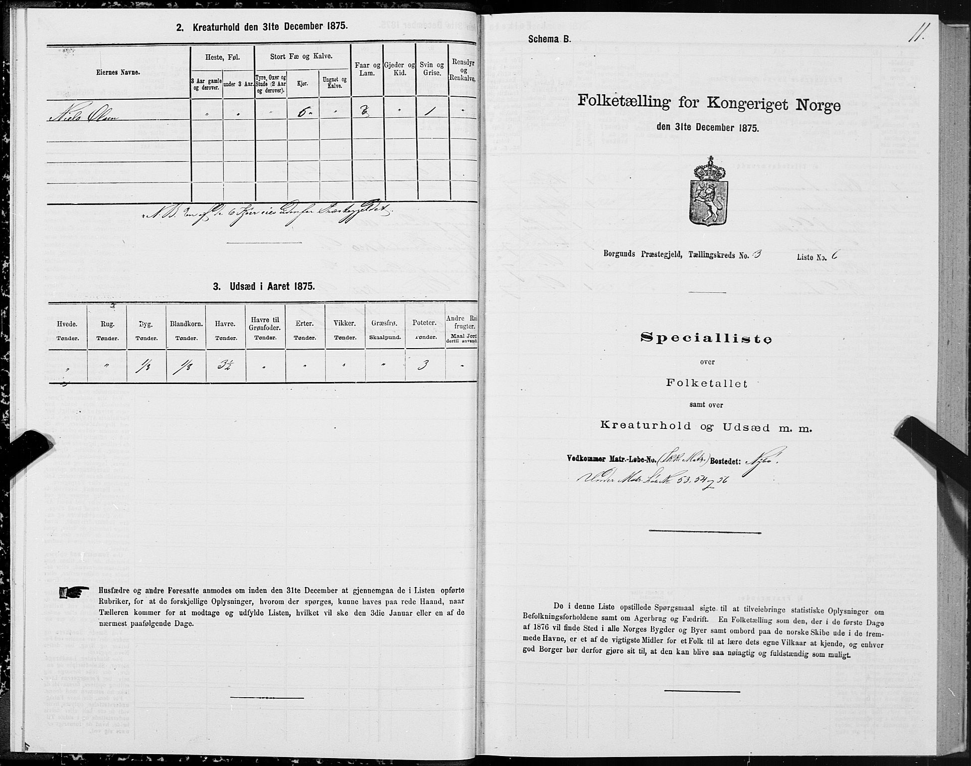 SAT, Folketelling 1875 for 1531P Borgund prestegjeld, 1875, s. 2011