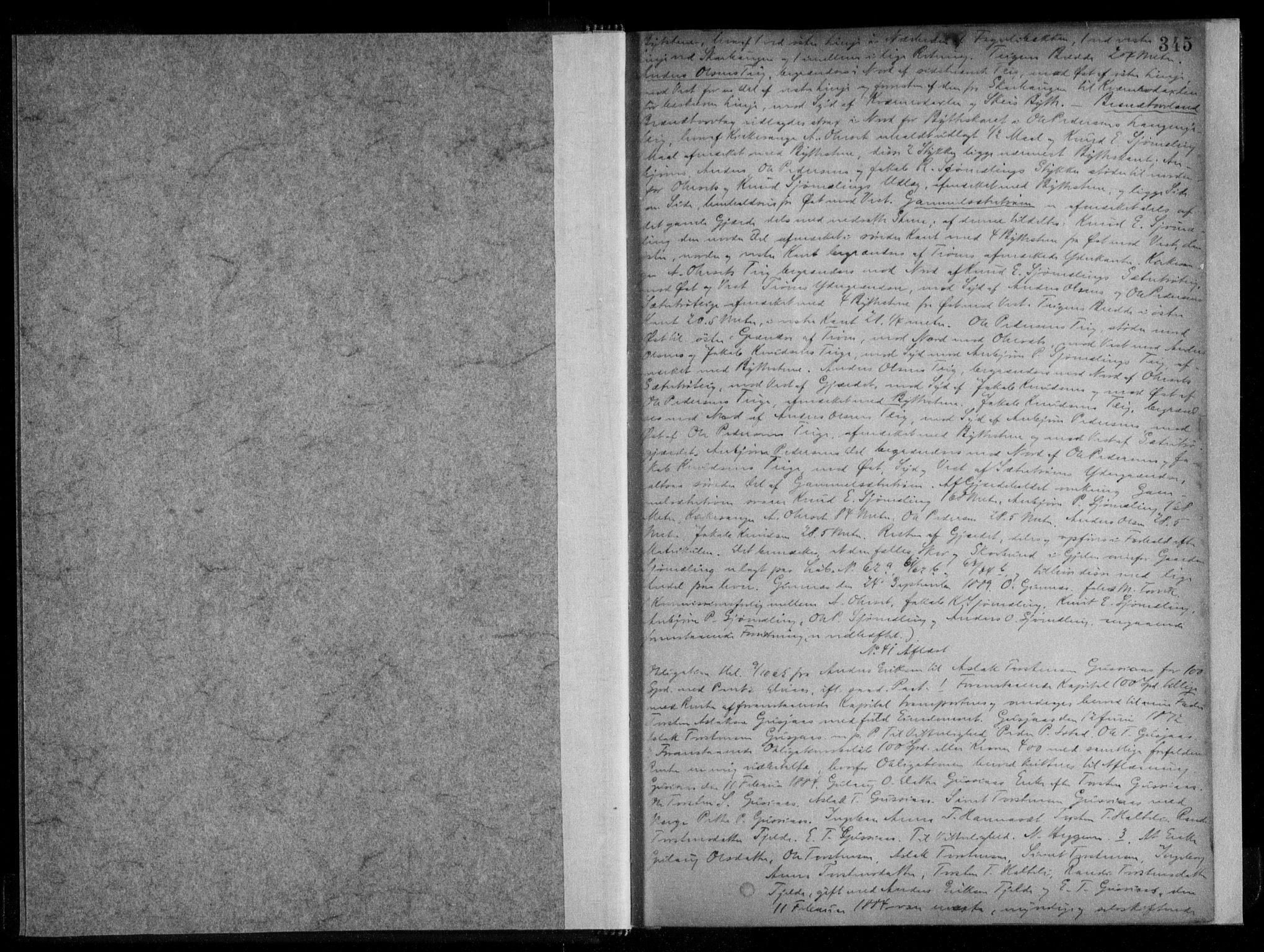 Nordmøre sorenskriveri, SAT/A-4132/1/2/2Ca/L0036: Pantebok nr. 26II, 1887-1892, s. 345