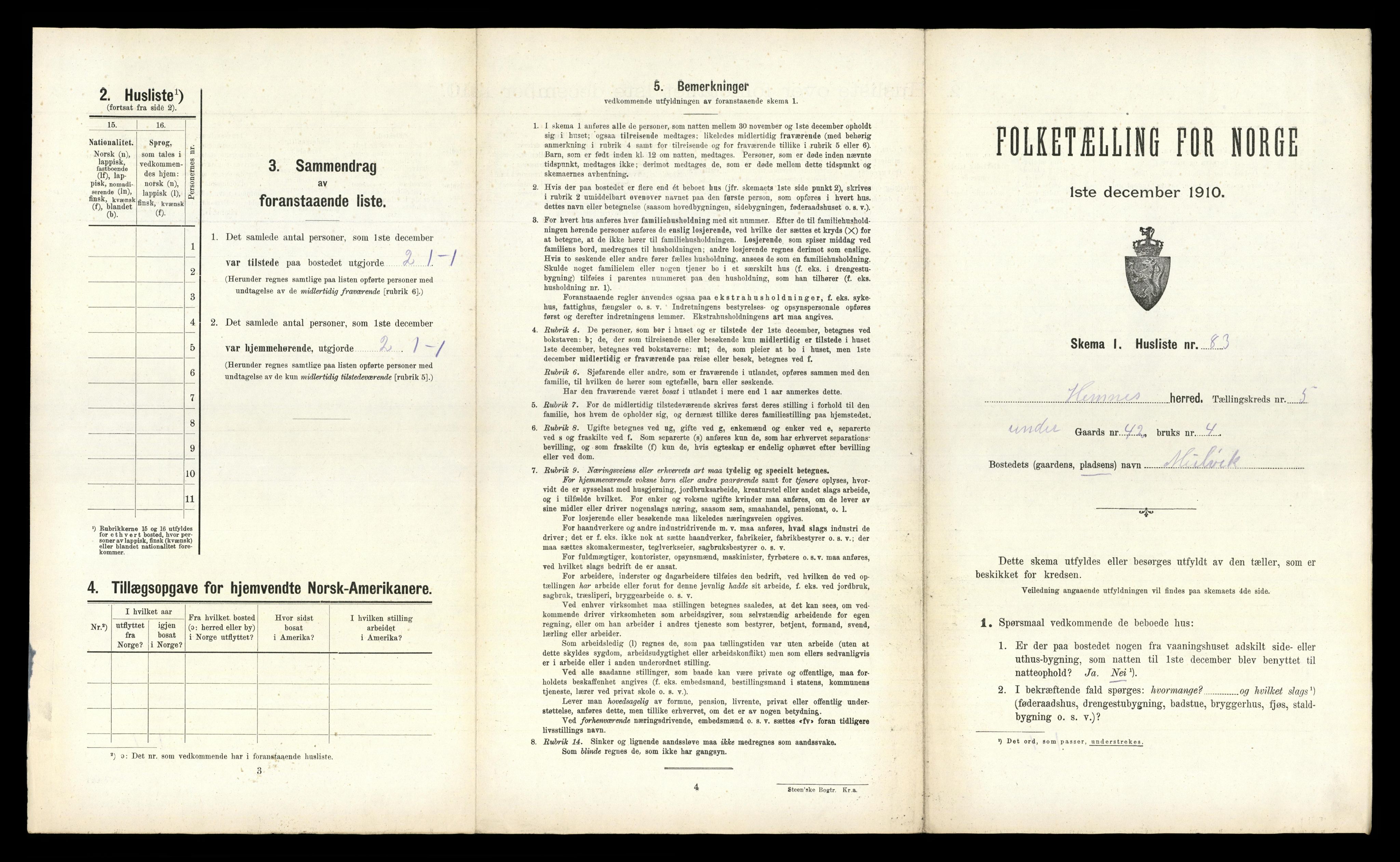 RA, Folketelling 1910 for 1832 Hemnes herred, 1910, s. 1250