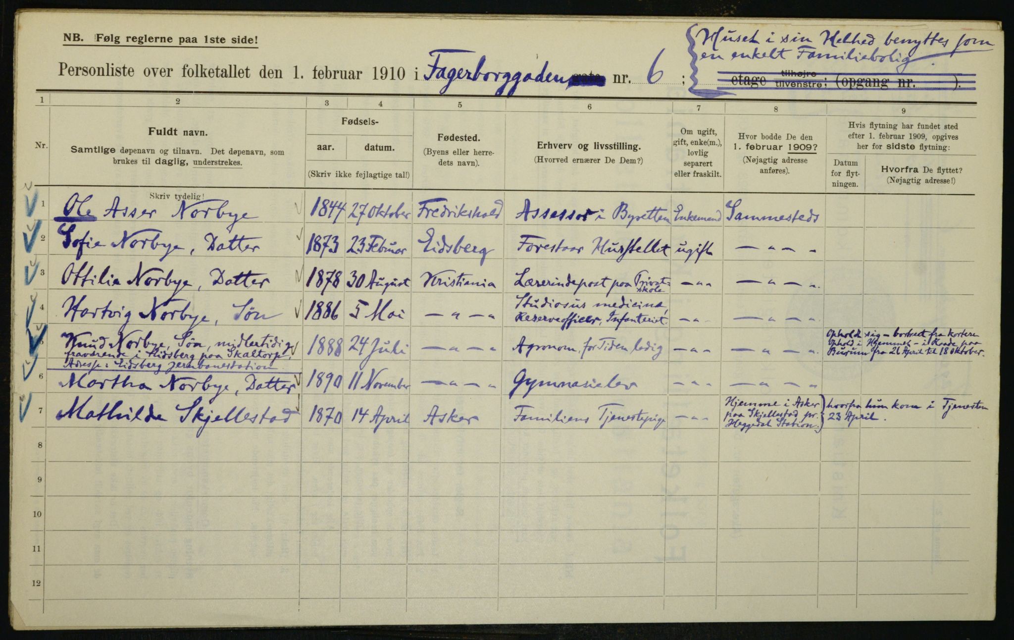 OBA, Kommunal folketelling 1.2.1910 for Kristiania, 1910, s. 21561