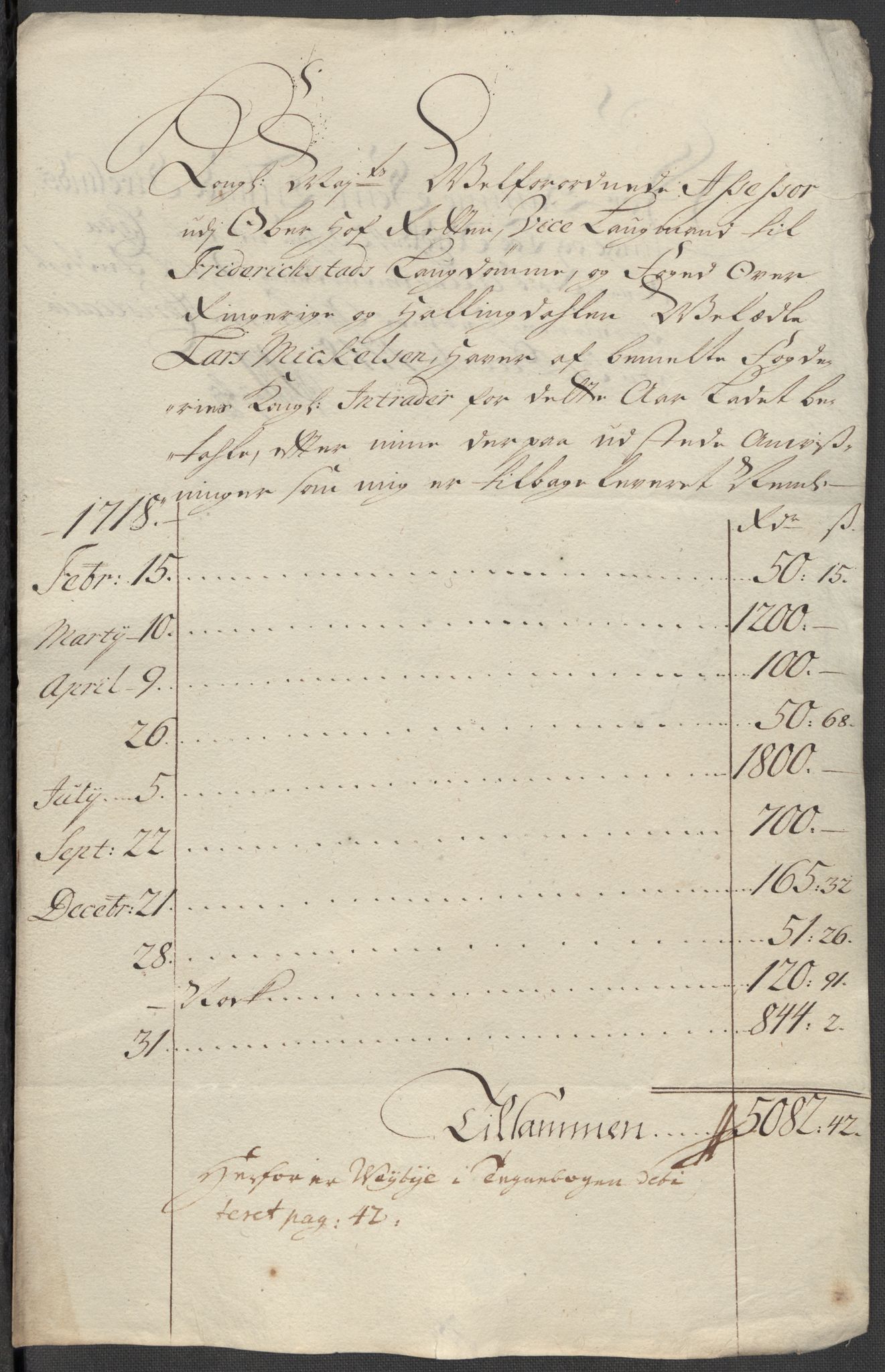 Rentekammeret inntil 1814, Reviderte regnskaper, Fogderegnskap, RA/EA-4092/R23/L1476: Fogderegnskap Ringerike og Hallingdal, 1718, s. 298