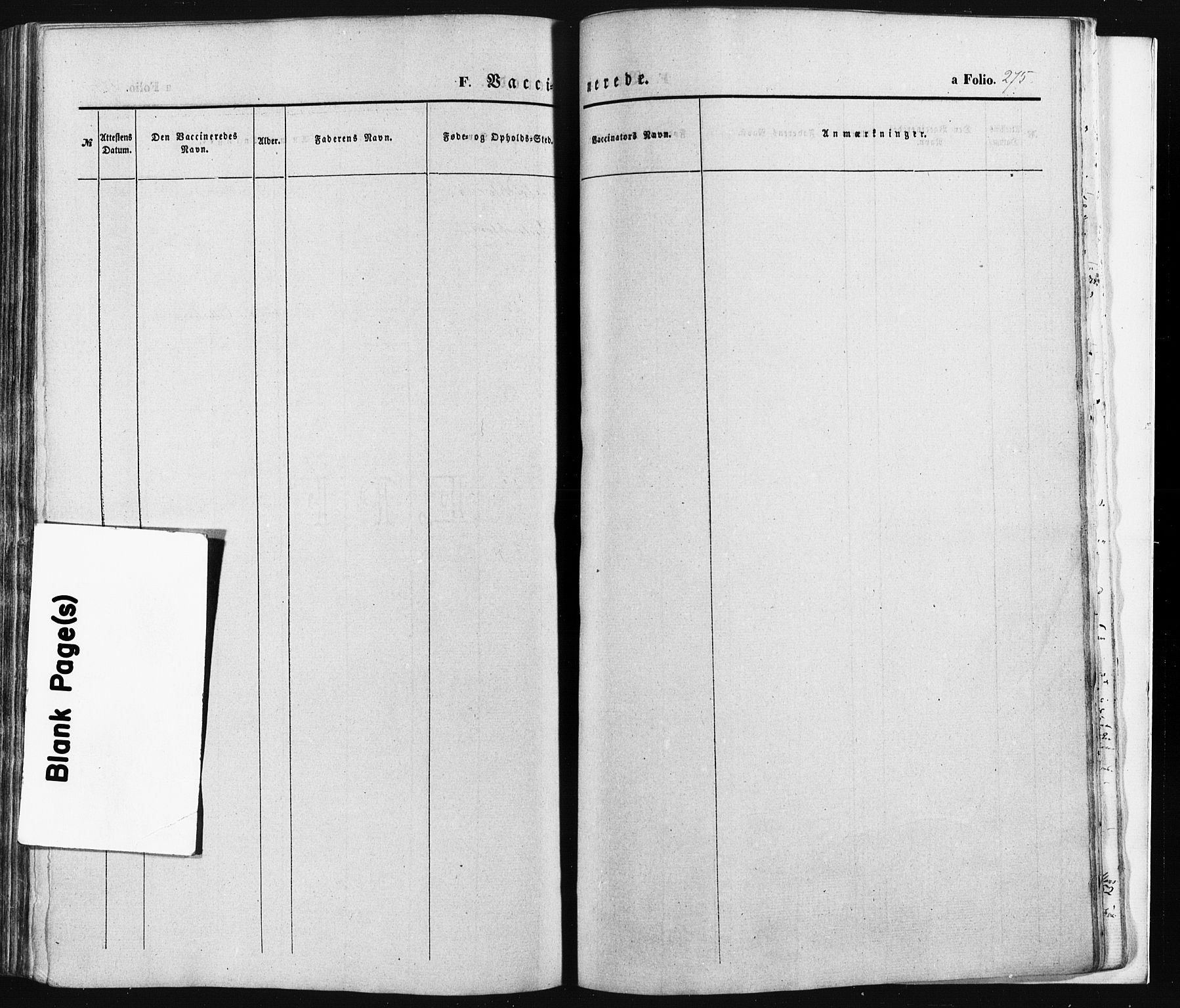 Oddernes sokneprestkontor, SAK/1111-0033/F/Fa/Faa/L0007: Ministerialbok nr. A 7, 1851-1863, s. 275
