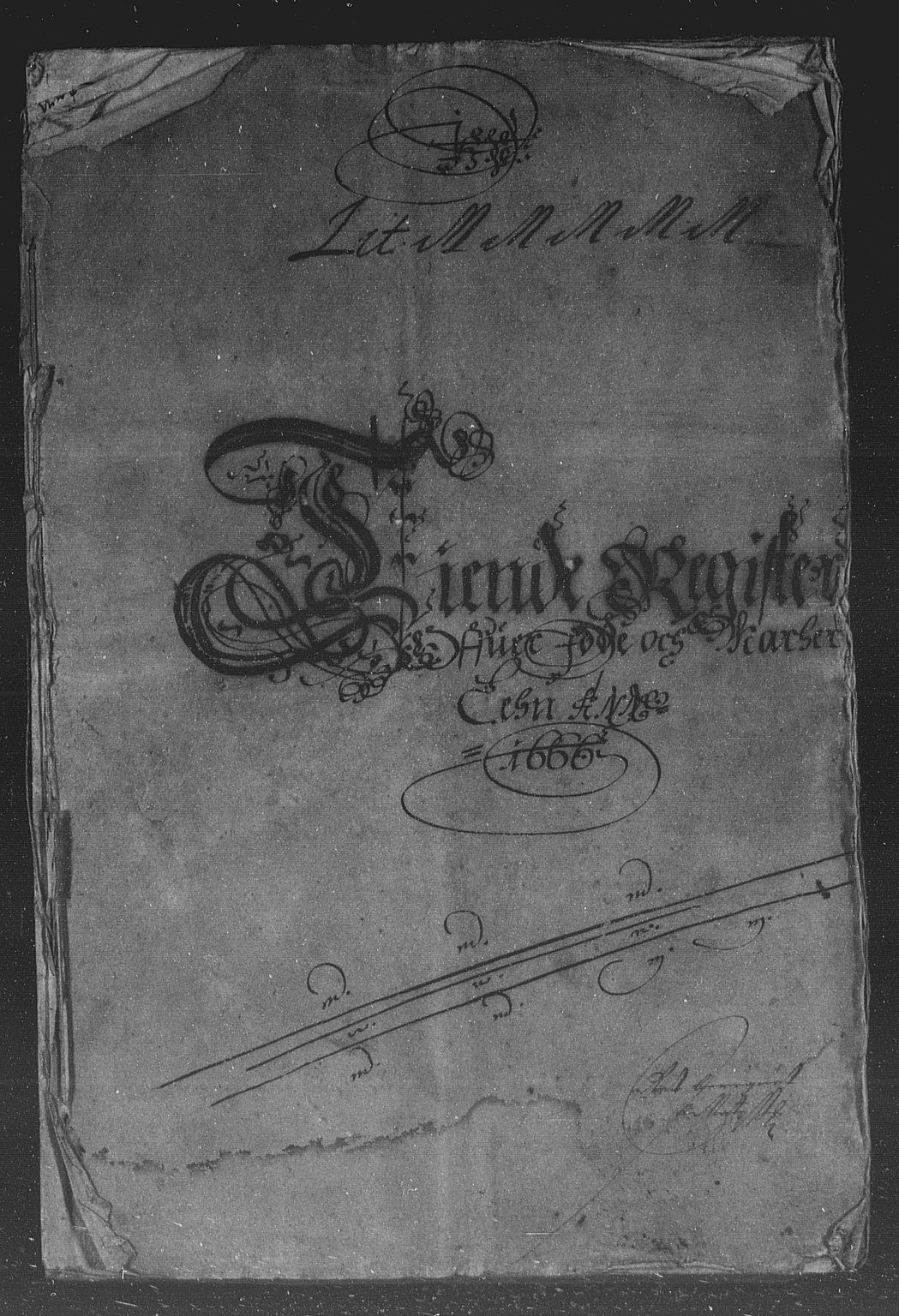 Rentekammeret inntil 1814, Reviderte regnskaper, Stiftamtstueregnskaper, Landkommissariatet på Akershus og Akershus stiftamt, AV/RA-EA-5869/R/Rb/L0041: Akershus stiftamt, 1666