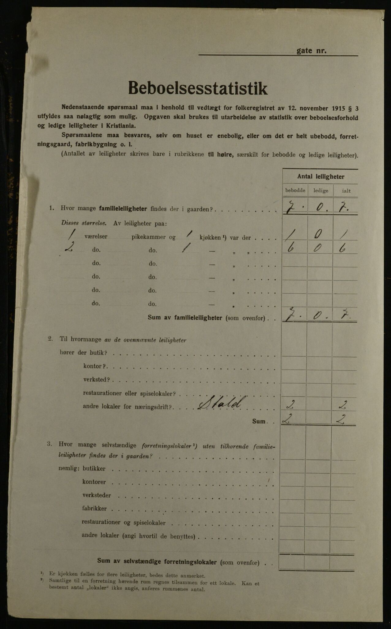 OBA, Kommunal folketelling 1.12.1923 for Kristiania, 1923, s. 4340