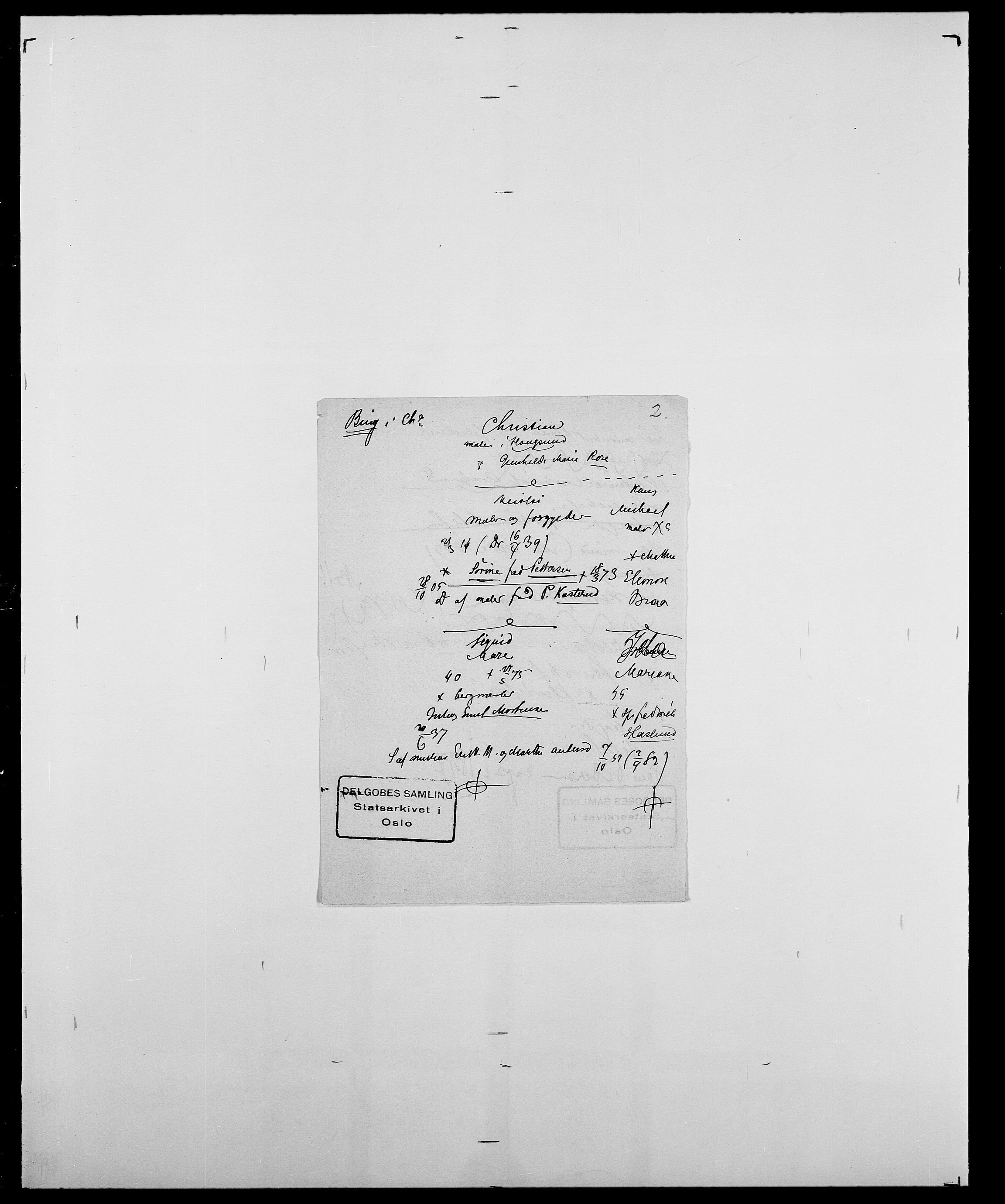 Delgobe, Charles Antoine - samling, SAO/PAO-0038/D/Da/L0004: Bergendahl - Blære, s. 231