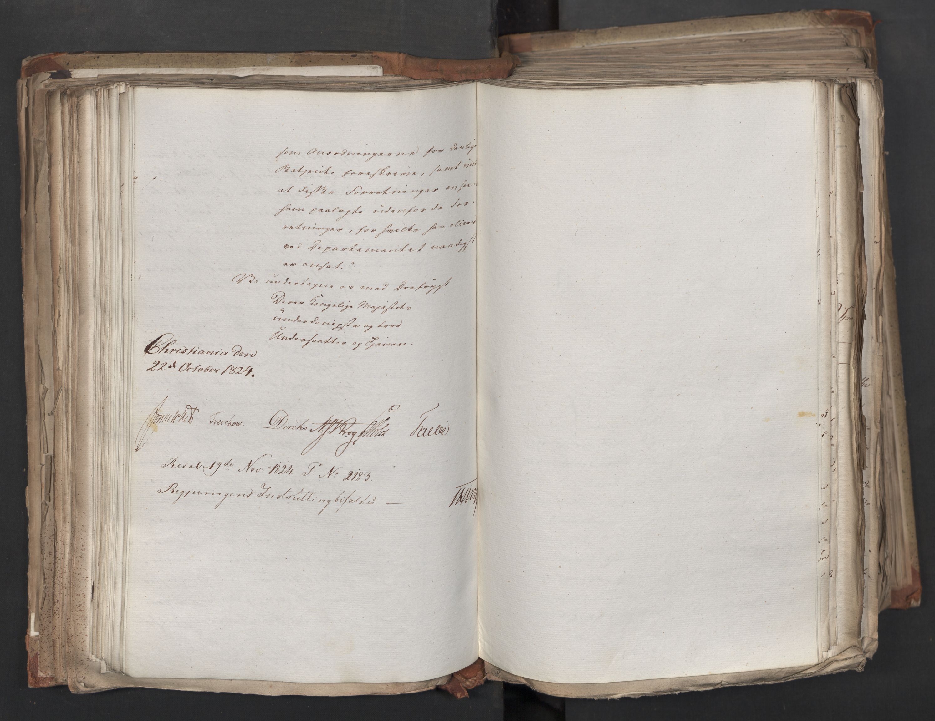Statsrådsavdelingen i Stockholm, AV/RA-S-1003/D/Da/L0040: Regjeringsinnstillinger nr. 1947-2203, 1824, s. 245