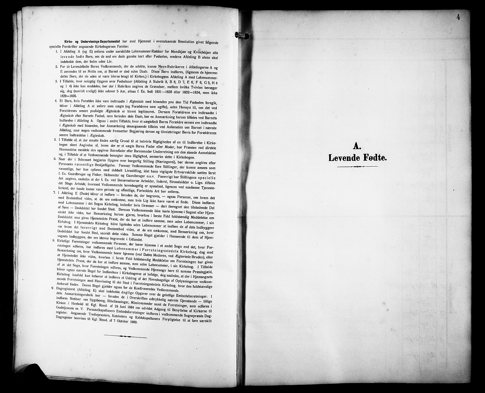Haugesund sokneprestkontor, AV/SAST-A -101863/H/Ha/Hab/L0007: Klokkerbok nr. B 7, 1909-1920, s. 4