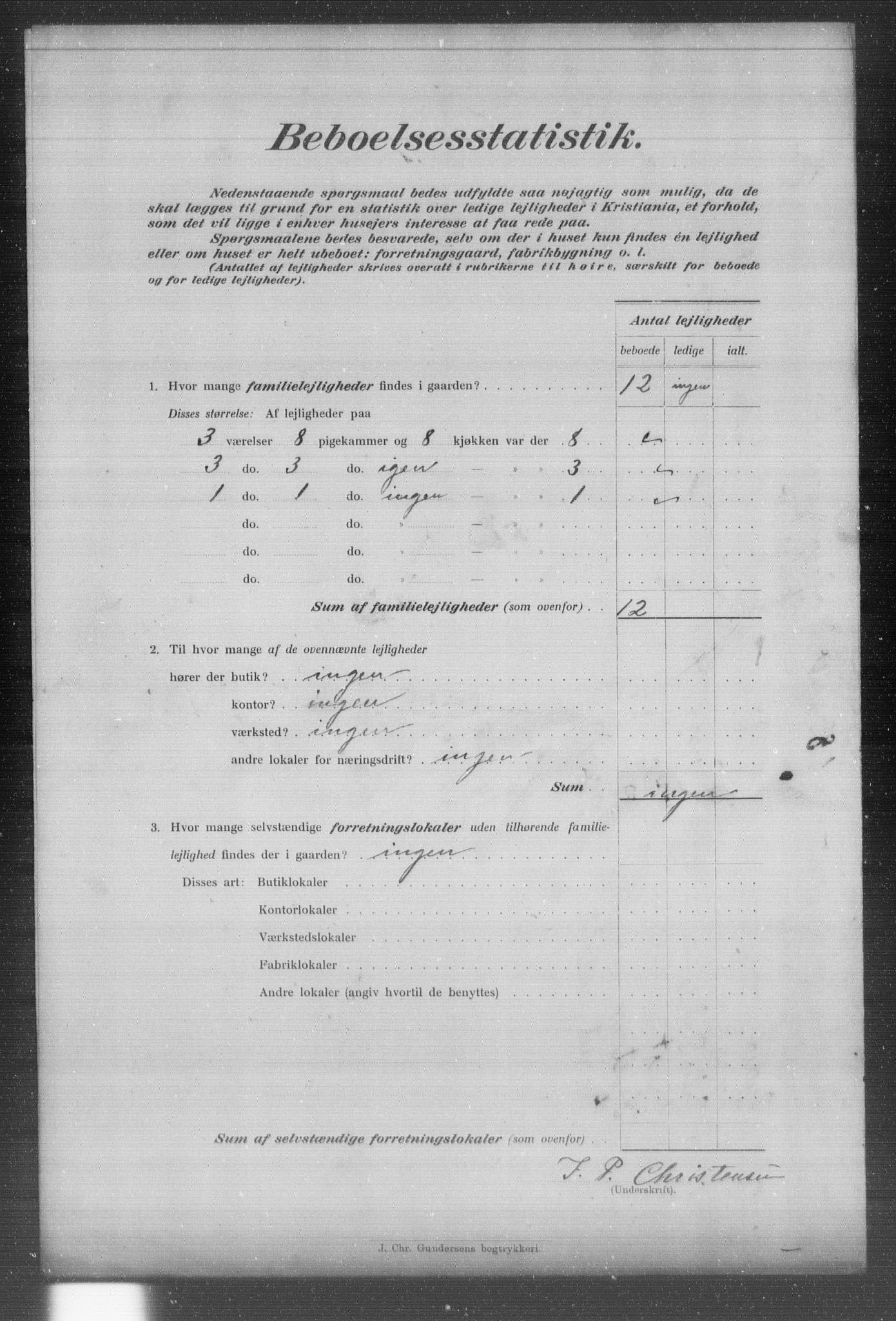 OBA, Kommunal folketelling 31.12.1903 for Kristiania kjøpstad, 1903, s. 23782