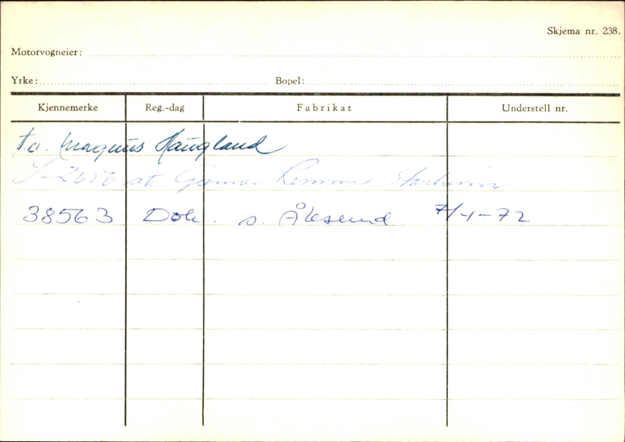 Statens vegvesen, Sogn og Fjordane vegkontor, SAB/A-5301/4/F/L0129: Eigarregistrer Eid A-S, 1945-1975, s. 2000