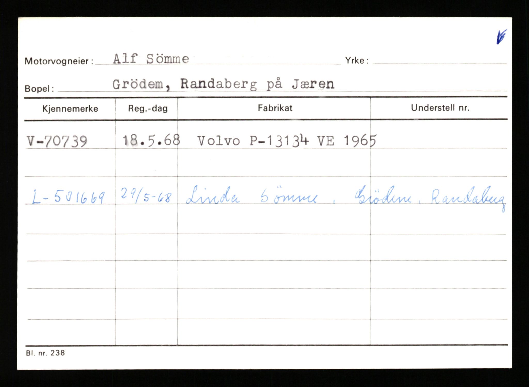 Stavanger trafikkstasjon, AV/SAST-A-101942/0/G/L0008: Registreringsnummer: 67519 - 84533, 1930-1971, s. 441