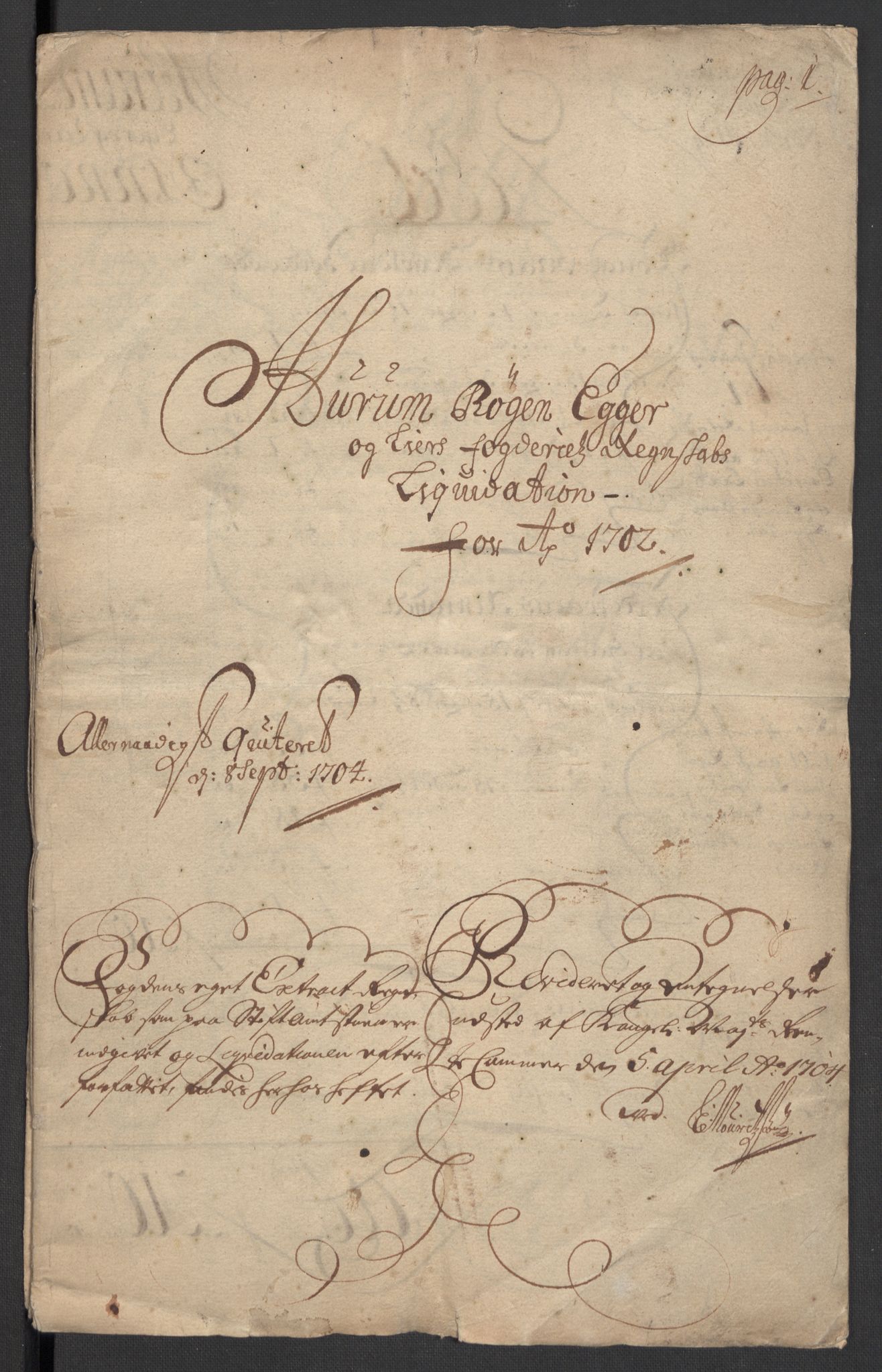 Rentekammeret inntil 1814, Reviderte regnskaper, Fogderegnskap, AV/RA-EA-4092/R30/L1698: Fogderegnskap Hurum, Røyken, Eiker og Lier, 1702, s. 3