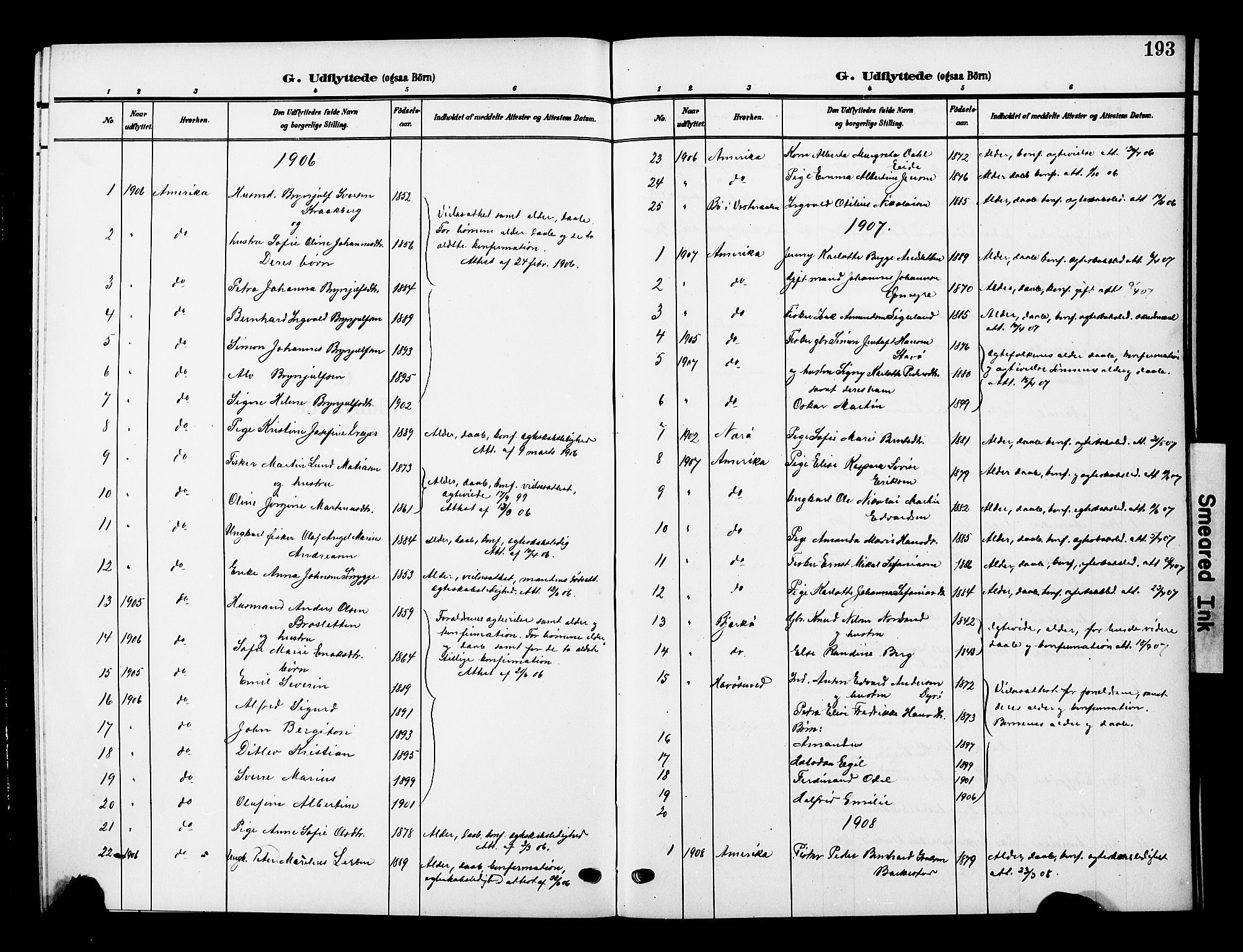 Ministerialprotokoller, klokkerbøker og fødselsregistre - Nordland, AV/SAT-A-1459/893/L1350: Klokkerbok nr. 893C05, 1906-1927, s. 193