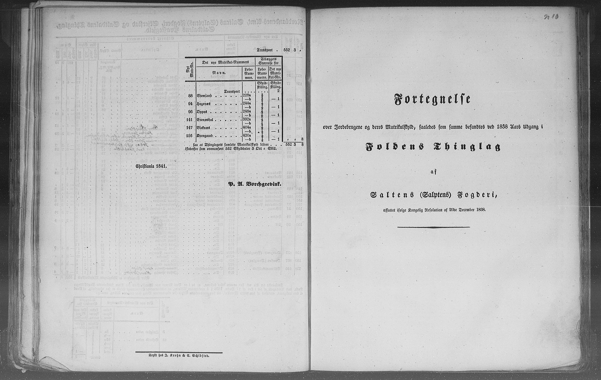 Rygh, AV/RA-PA-0034/F/Fb/L0015/0002: Matrikkelen for 1838 / Matrikkelen for 1838 - Nordlands amt (Nordland fylke), 1838