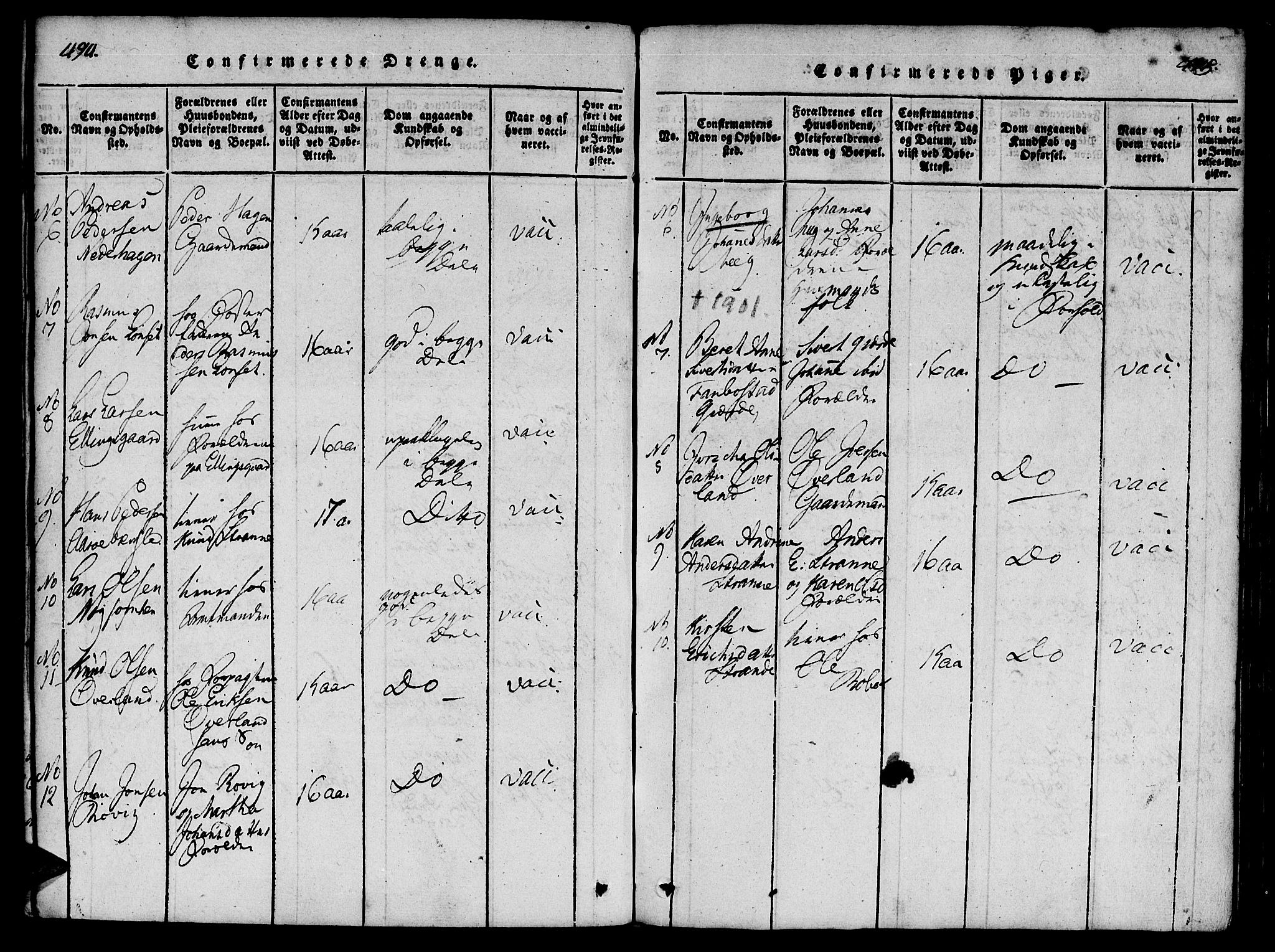 Ministerialprotokoller, klokkerbøker og fødselsregistre - Møre og Romsdal, AV/SAT-A-1454/555/L0652: Ministerialbok nr. 555A03, 1817-1843, s. 494-495