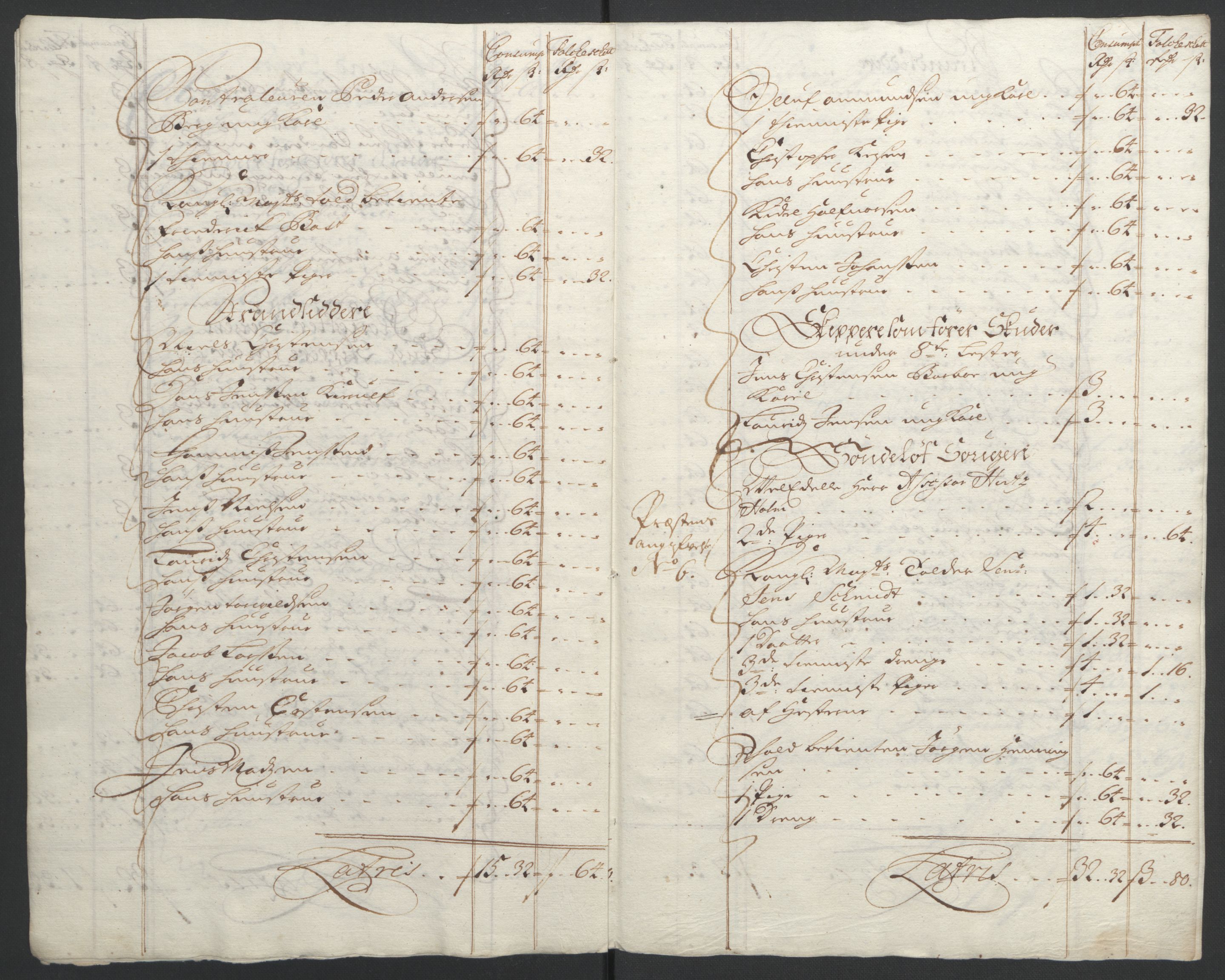 Rentekammeret inntil 1814, Reviderte regnskaper, Fogderegnskap, AV/RA-EA-4092/R39/L2312: Fogderegnskap Nedenes, 1693-1695, s. 45