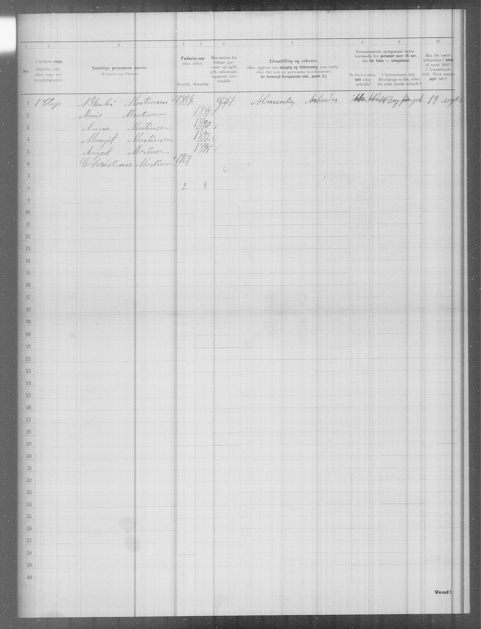 OBA, Kommunal folketelling 31.12.1902 for Kristiania kjøpstad, 1902, s. 5549