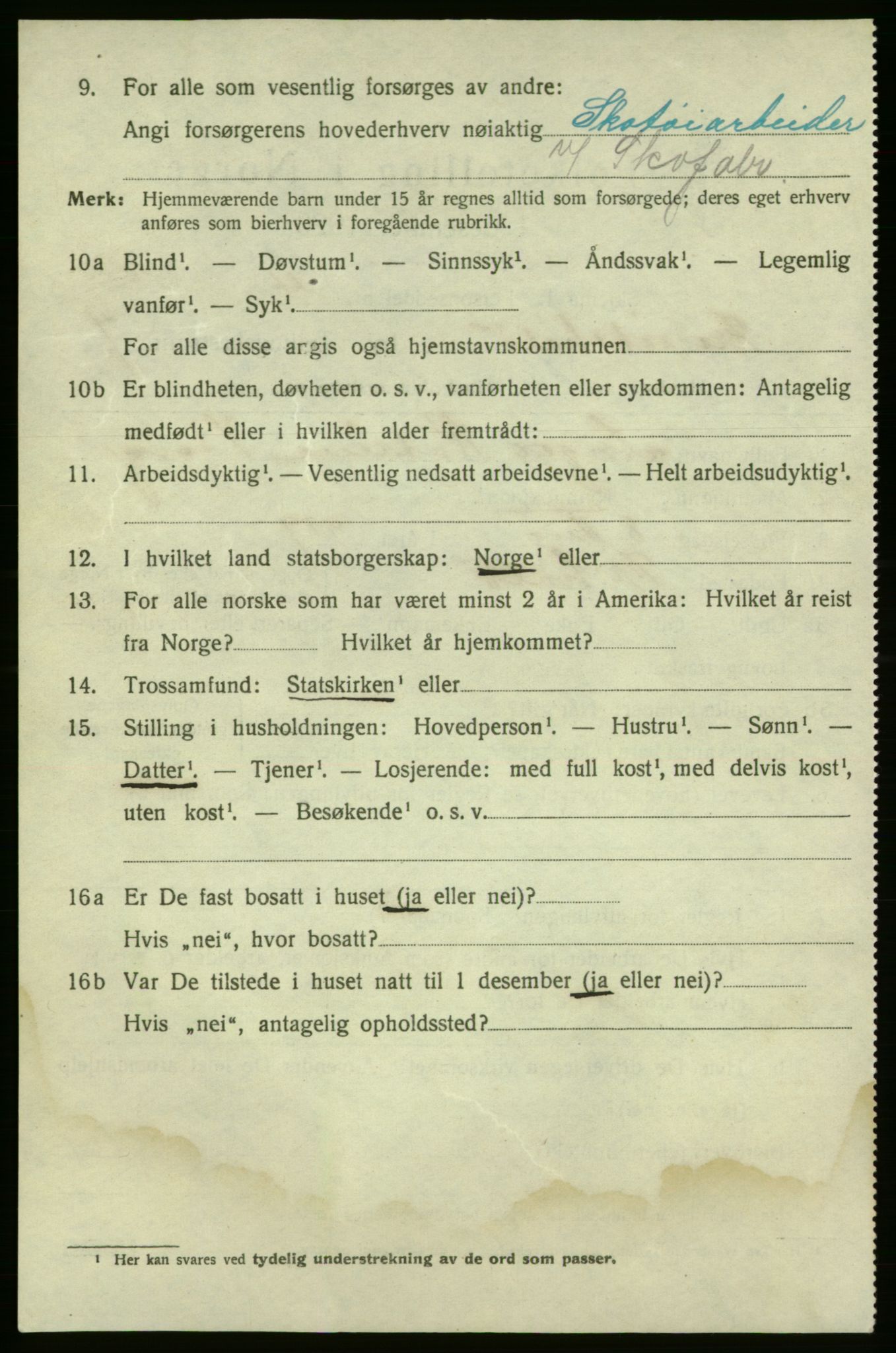 SAO, Folketelling 1920 for 0101 Fredrikshald kjøpstad, 1920, s. 14209