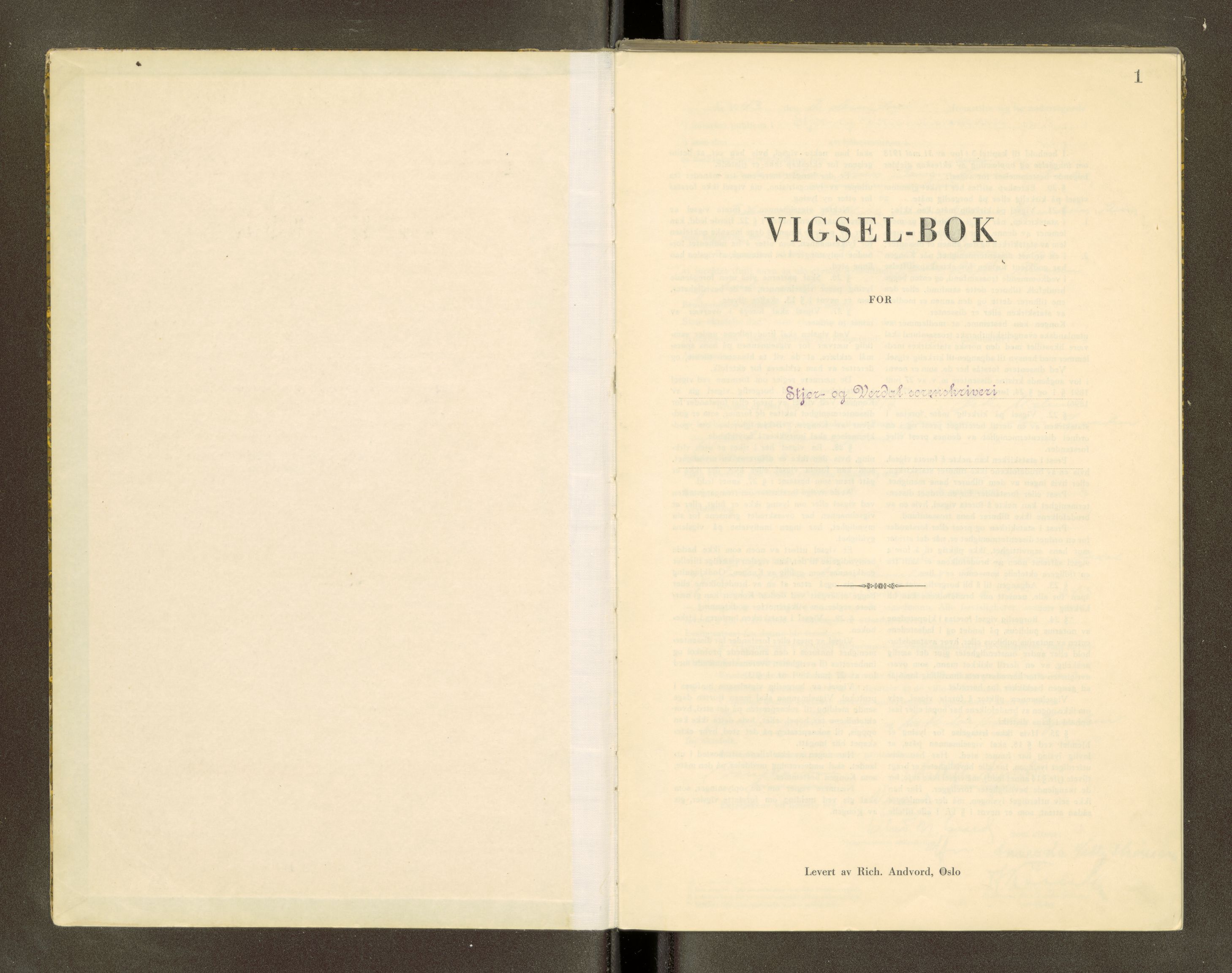 Stjør- og Verdal sorenskriveri, SAT/A-4167/1/6/6D/L0005: Lysingsbok, 1943-1944, s. 1