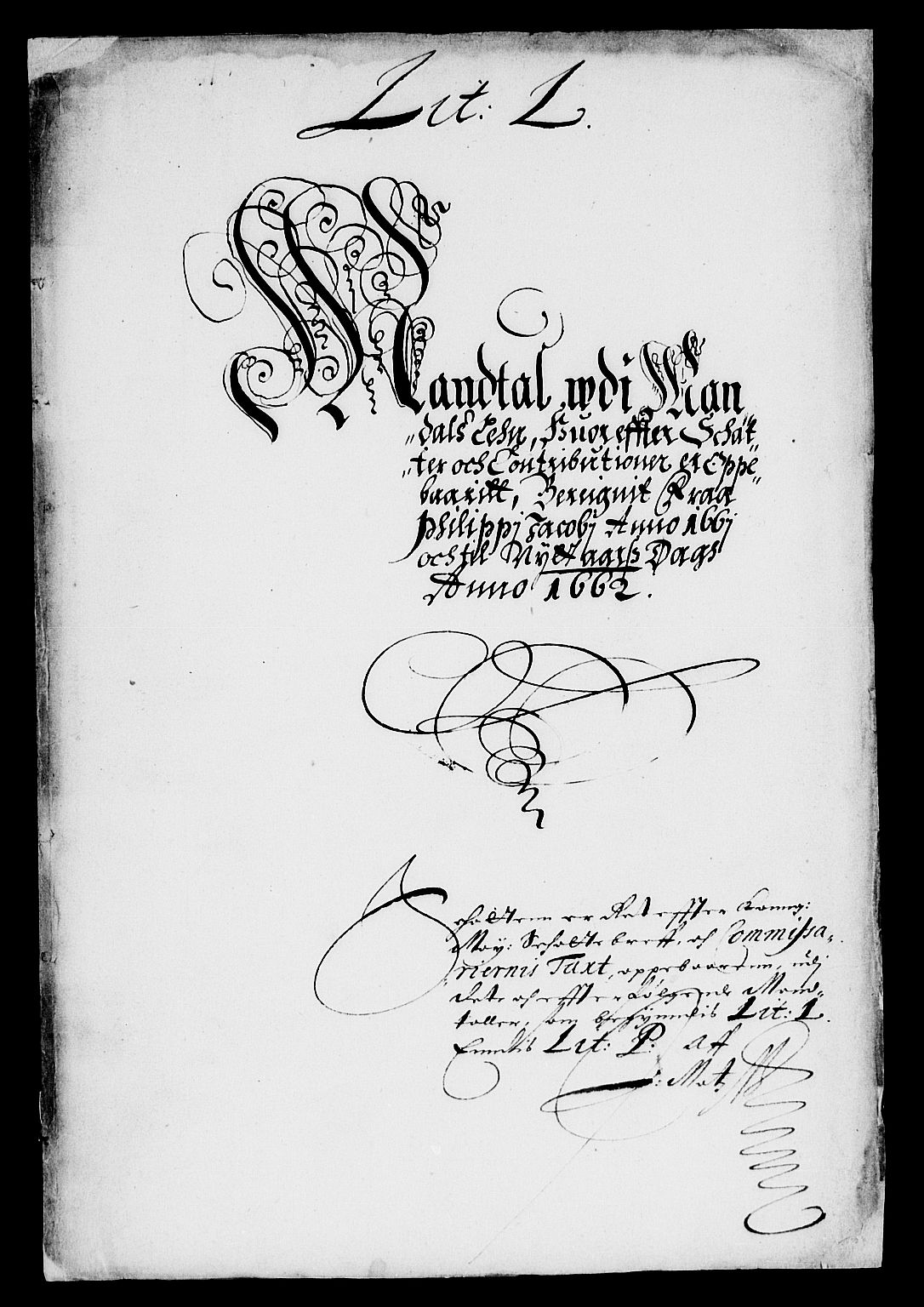 Rentekammeret inntil 1814, Reviderte regnskaper, Lensregnskaper, AV/RA-EA-5023/R/Rb/Rbq/L0051: Nedenes len. Mandals len. Råbyggelag., 1661