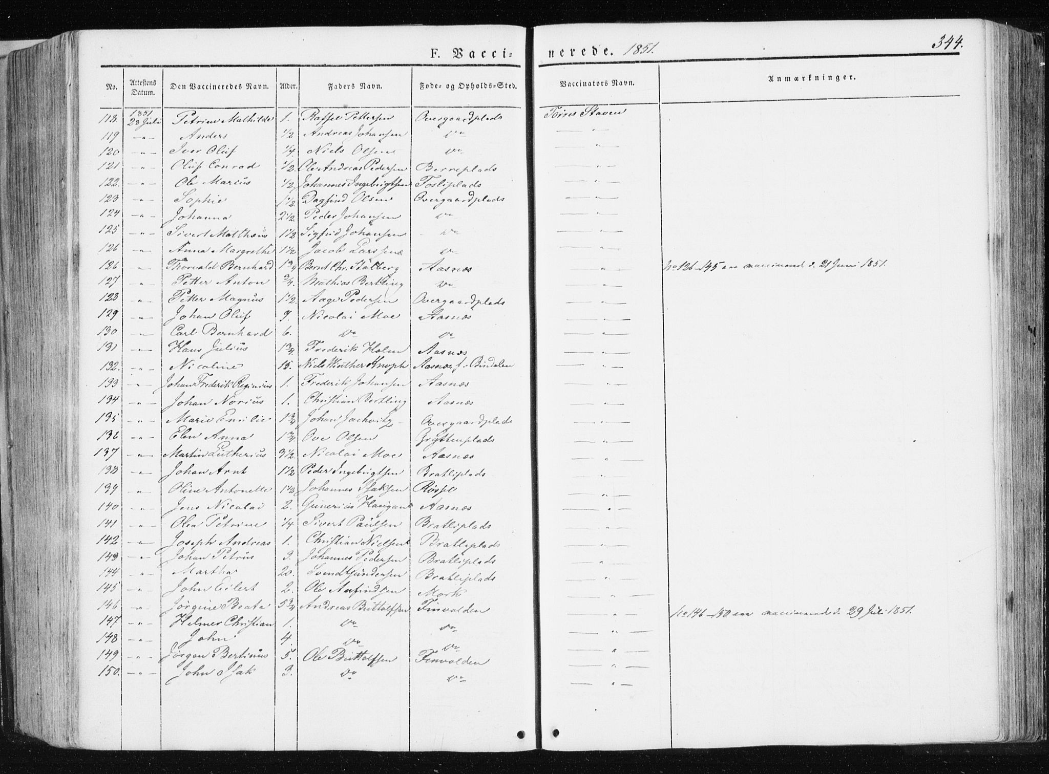 Ministerialprotokoller, klokkerbøker og fødselsregistre - Nord-Trøndelag, SAT/A-1458/741/L0393: Ministerialbok nr. 741A07, 1849-1863, s. 344