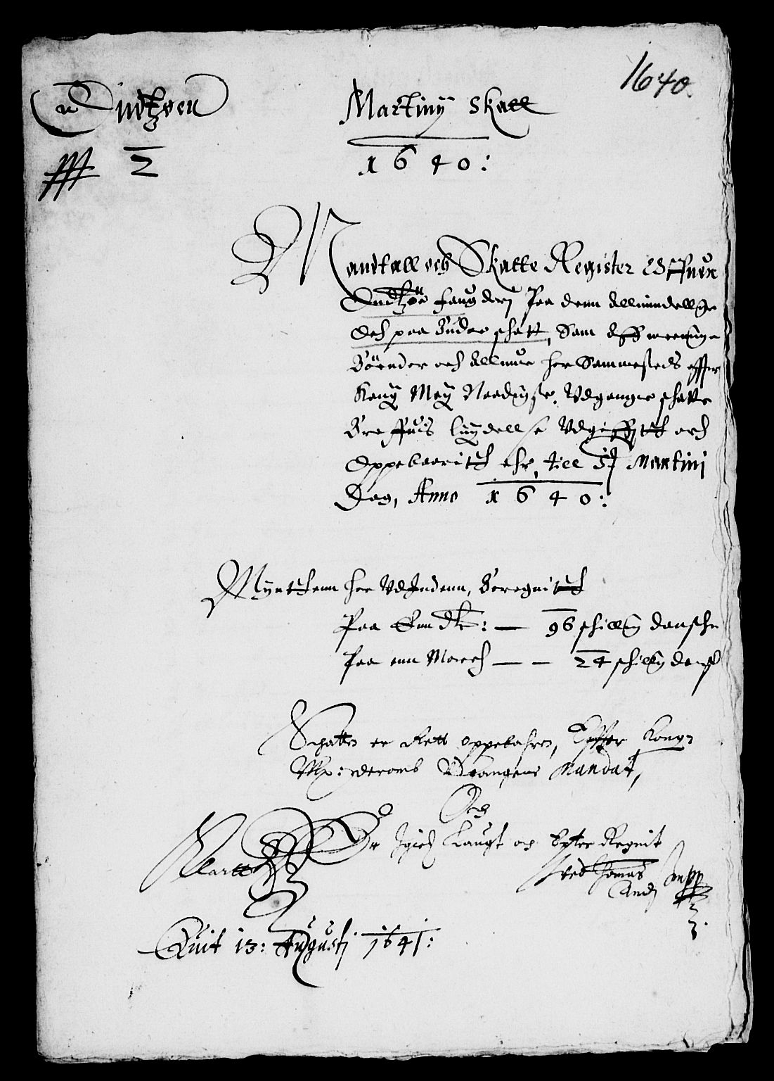 Rentekammeret inntil 1814, Reviderte regnskaper, Lensregnskaper, AV/RA-EA-5023/R/Rb/Rbe/L0002: Onsøy len, 1615-1650