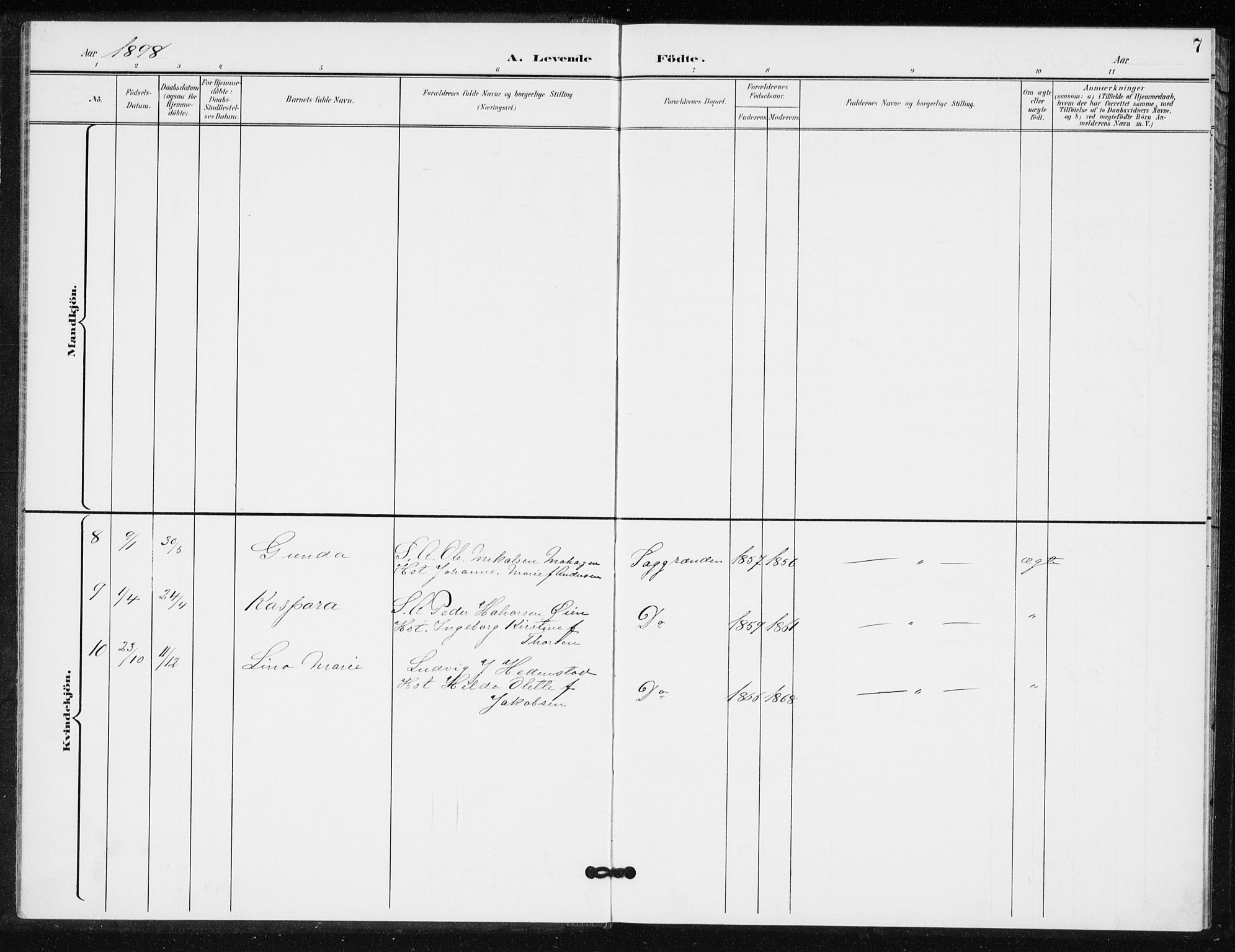 Kongsberg kirkebøker, AV/SAKO-A-22/G/Ga/L0009: Klokkerbok nr. 9, 1932-1938, s. 7