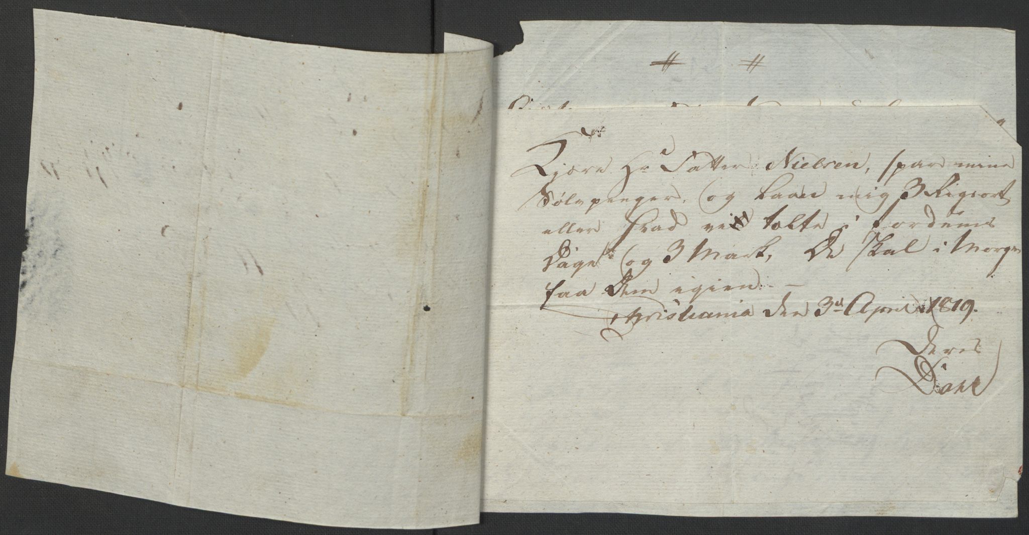 Forsvaret, Generalauditøren, AV/RA-RAFA-1772/F/Fj/Fjb/L0005: Skifter 1818 - 1823, 1818-1823, s. 99