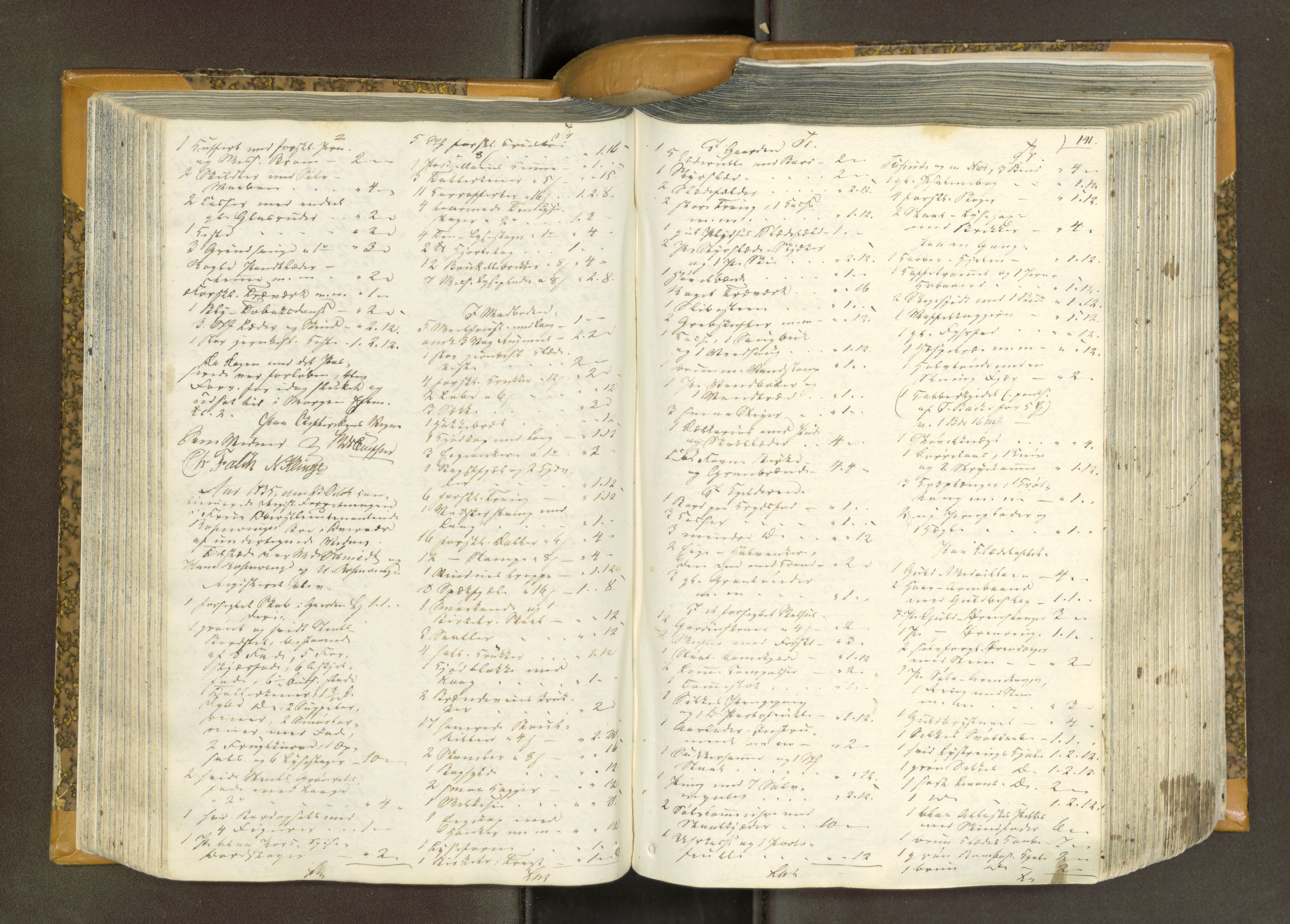 Trondheim byfogd, AV/SAT-A-0003/1/3/3B/L0003: Skiftebehandlingsprotokoll (u/ register) U, 1834-1840, s. 141