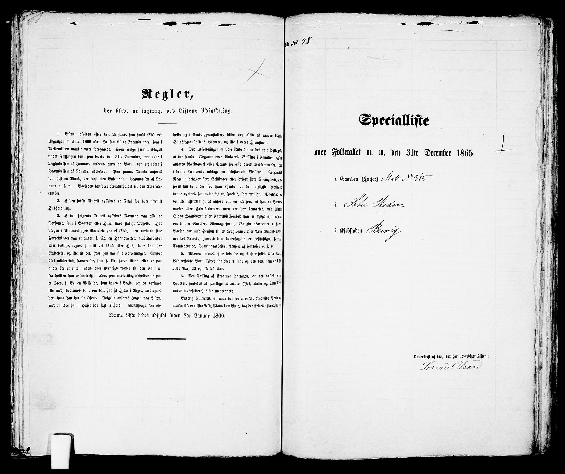 RA, Folketelling 1865 for 0804P Brevik prestegjeld, 1865, s. 306