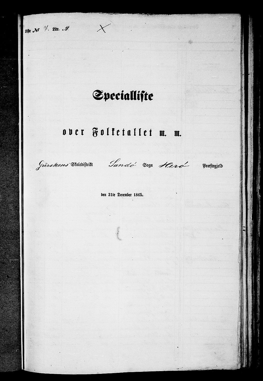 RA, Folketelling 1865 for 1515P Herøy prestegjeld, 1865, s. 115