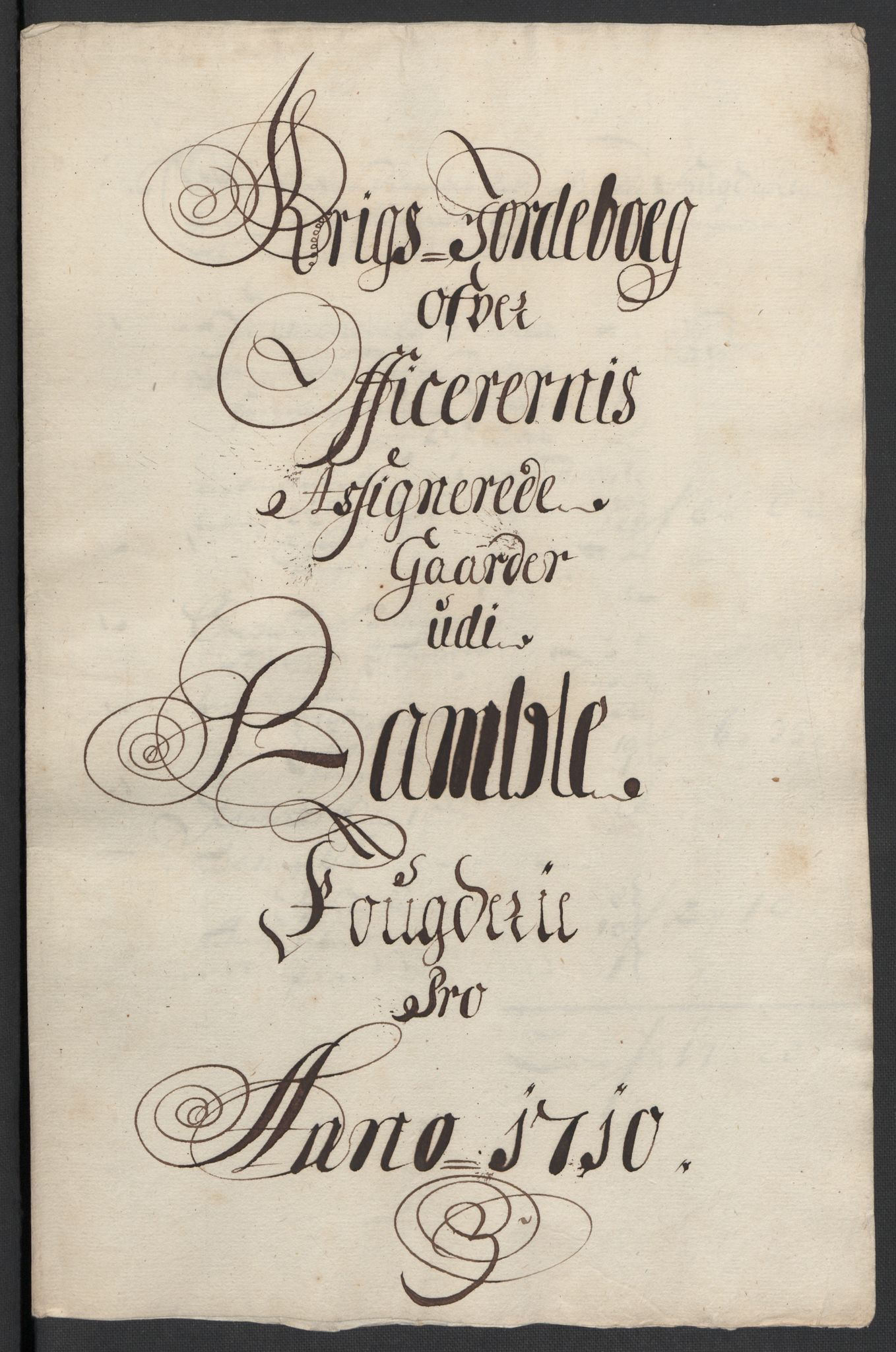 Rentekammeret inntil 1814, Reviderte regnskaper, Fogderegnskap, AV/RA-EA-4092/R36/L2119: Fogderegnskap Øvre og Nedre Telemark og Bamble, 1710, s. 131