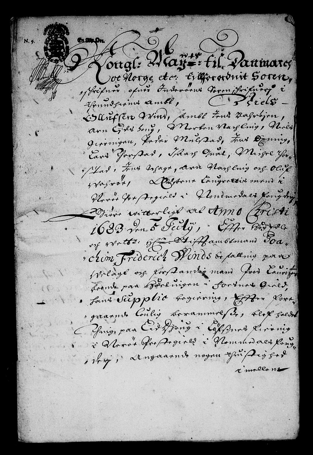 Rentekammeret inntil 1814, Reviderte regnskaper, Stiftamtstueregnskaper, Trondheim stiftamt og Nordland amt, AV/RA-EA-6044/R/Rg/L0078: Trondheim stiftamt og Nordland amt, 1680-1684