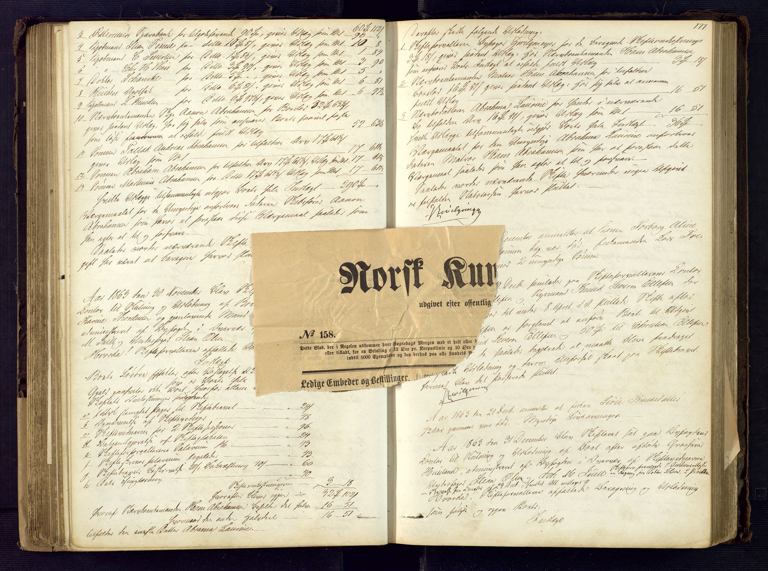 Risør byfogd, AV/SAK-1222-0005/H/Hc/L0002: Skifteprotokoll nr. 2, 1858-1871, s. 177
