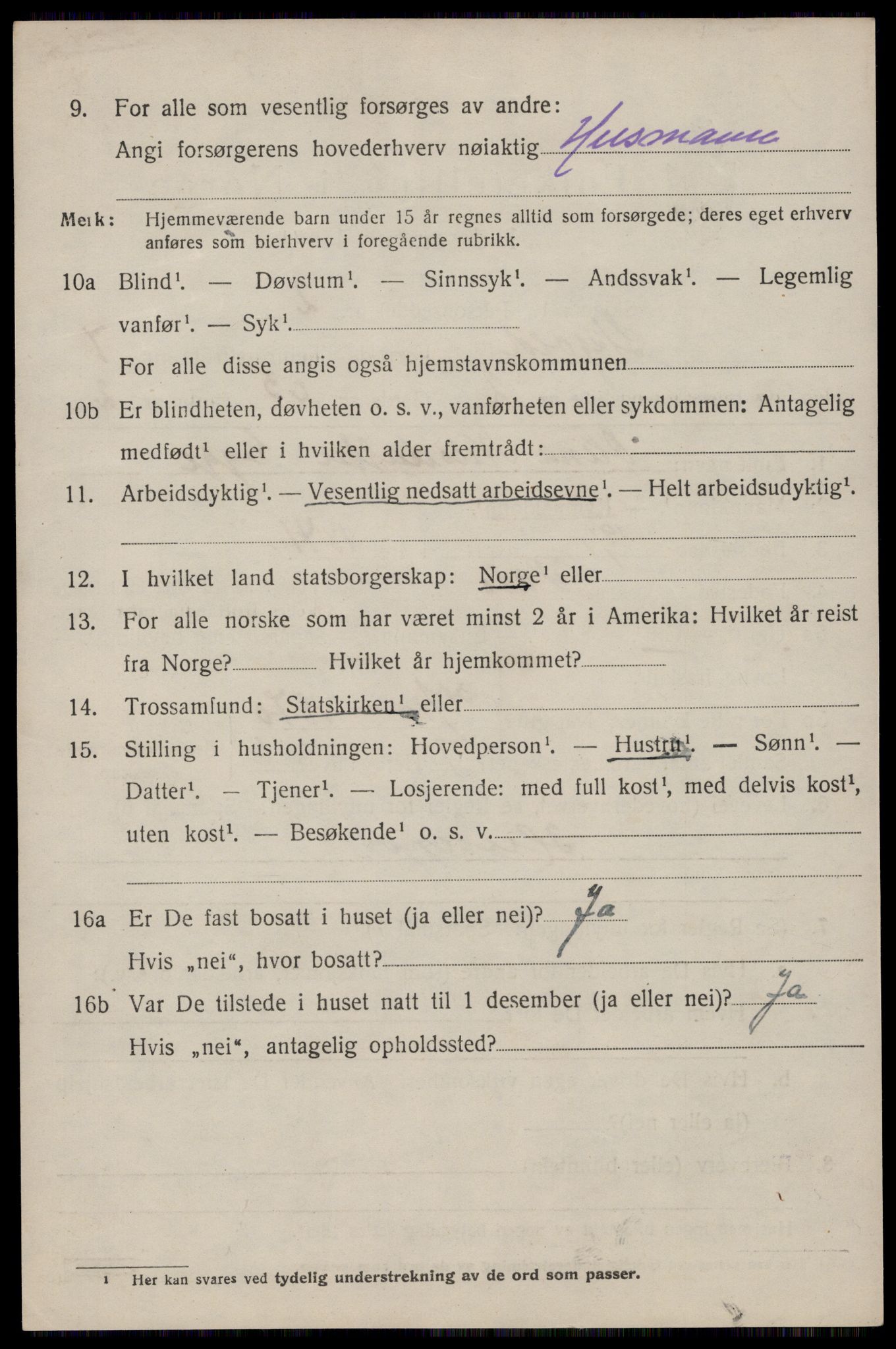SAST, Folketelling 1920 for 1154 Skjold herred, 1920, s. 3897