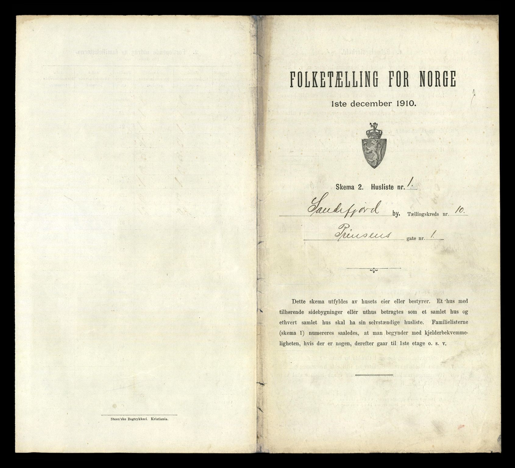 RA, Folketelling 1910 for 0706 Sandefjord kjøpstad, 1910, s. 2714