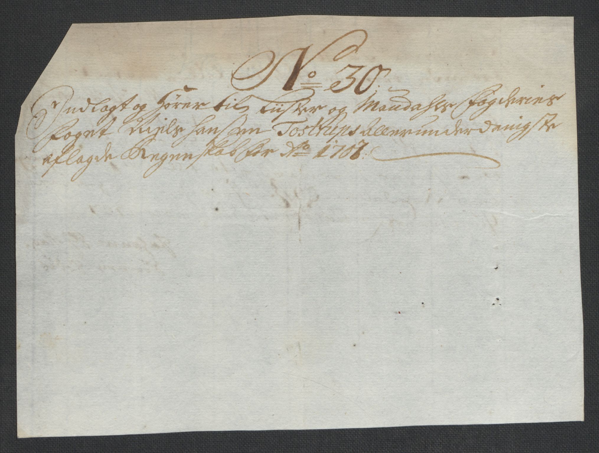 Rentekammeret inntil 1814, Reviderte regnskaper, Fogderegnskap, AV/RA-EA-4092/R43/L2551: Fogderegnskap Lista og Mandal, 1705-1709, s. 546