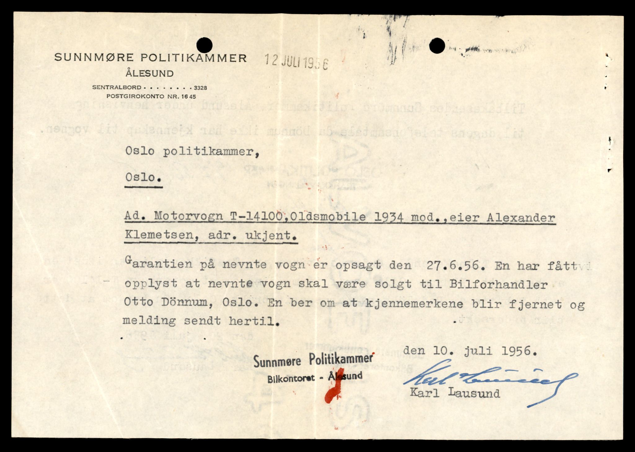 Møre og Romsdal vegkontor - Ålesund trafikkstasjon, AV/SAT-A-4099/F/Fe/L0043: Registreringskort for kjøretøy T 14080 - T 14204, 1927-1998, s. 523