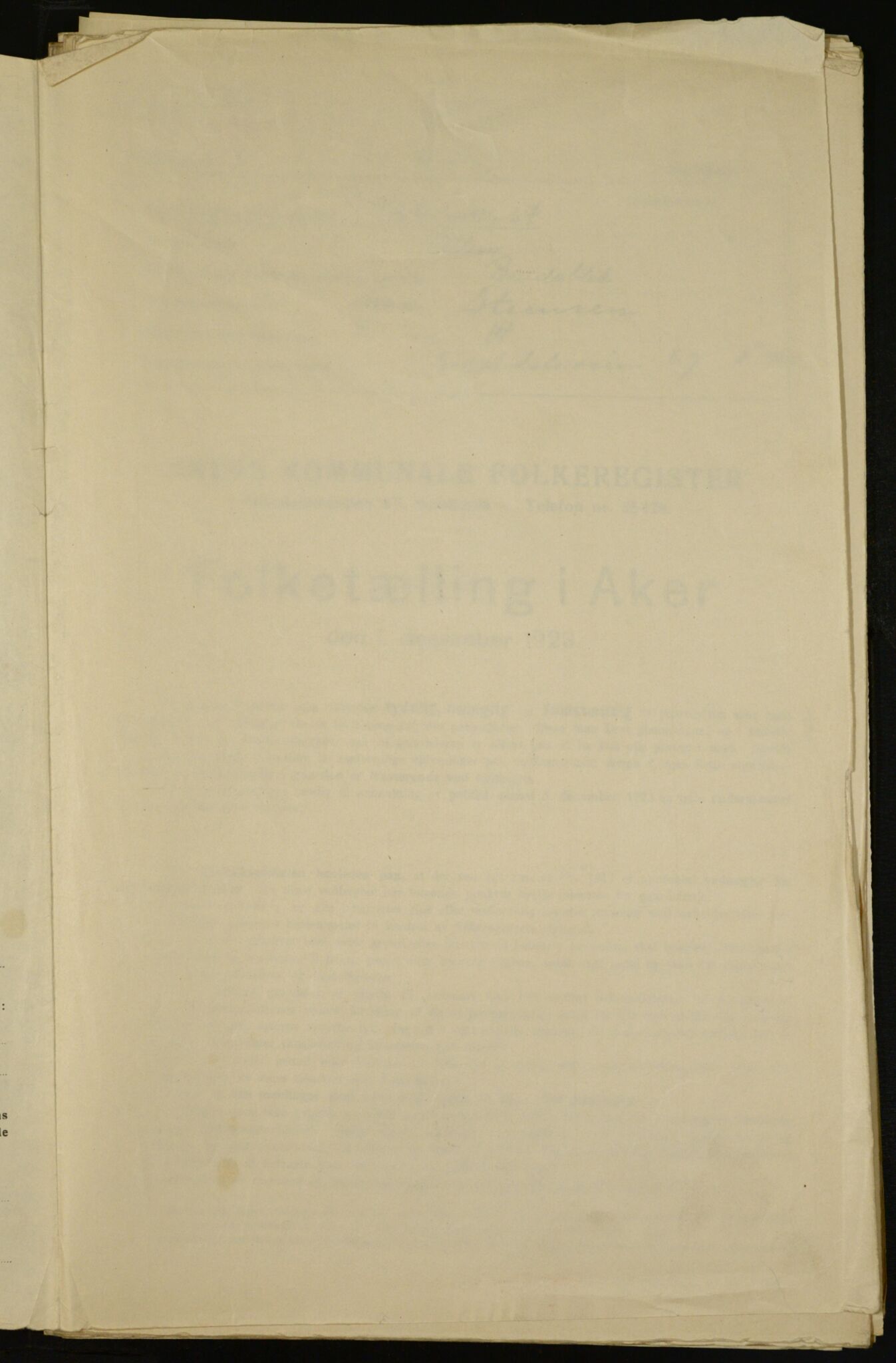 , Kommunal folketelling 1.12.1923 for Aker, 1923, s. 5661