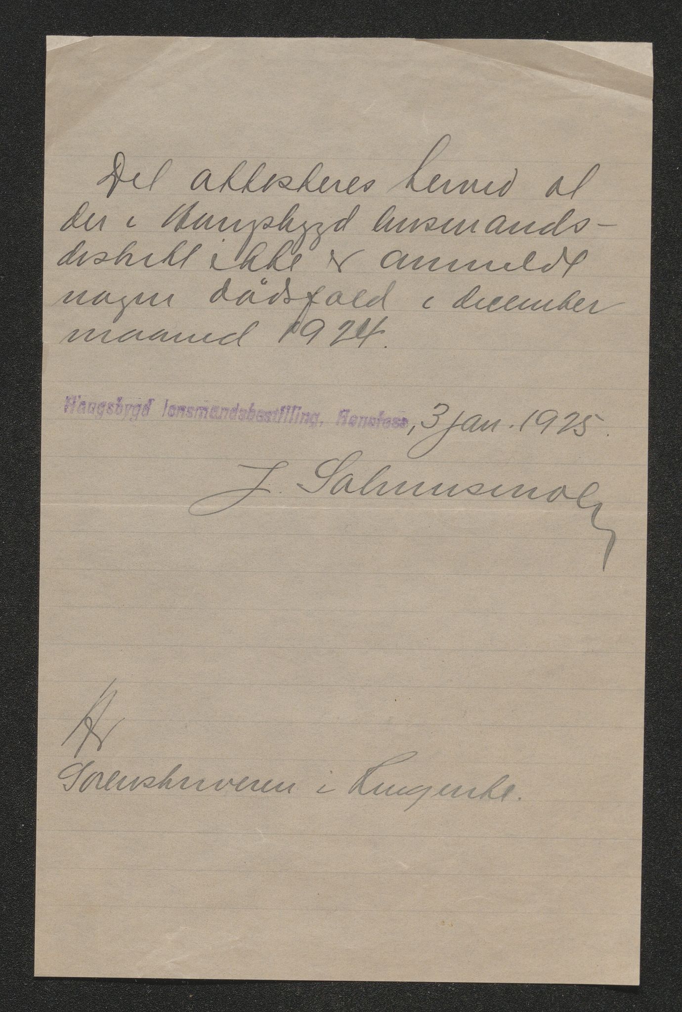 Ringerike sorenskriveri, SAKO/A-105/H/Ha/Hab/L0016: Dødsfallslister Haugsbygd, 1903-1930