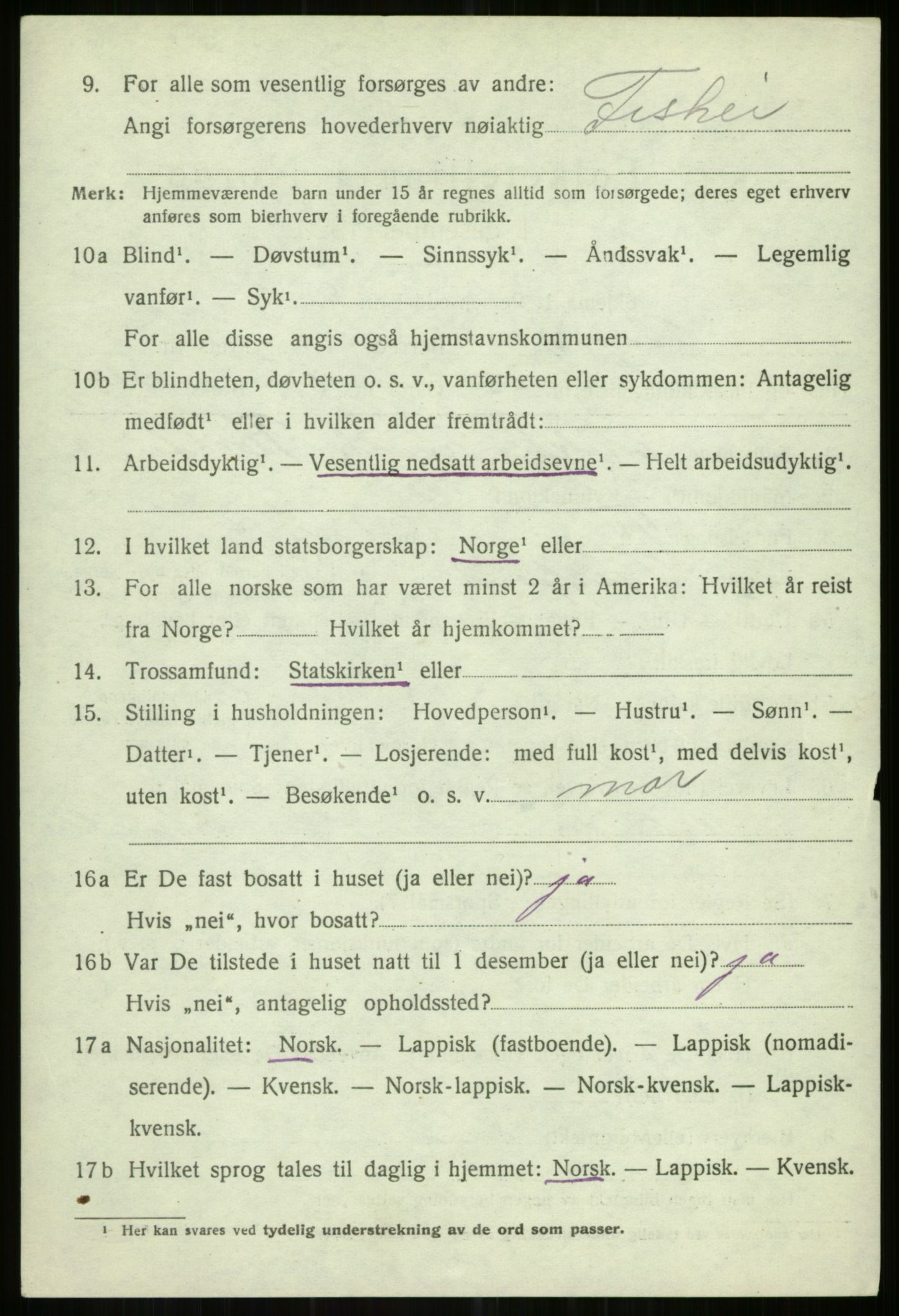 SATØ, Folketelling 1920 for 1935 Helgøy herred, 1920, s. 1562