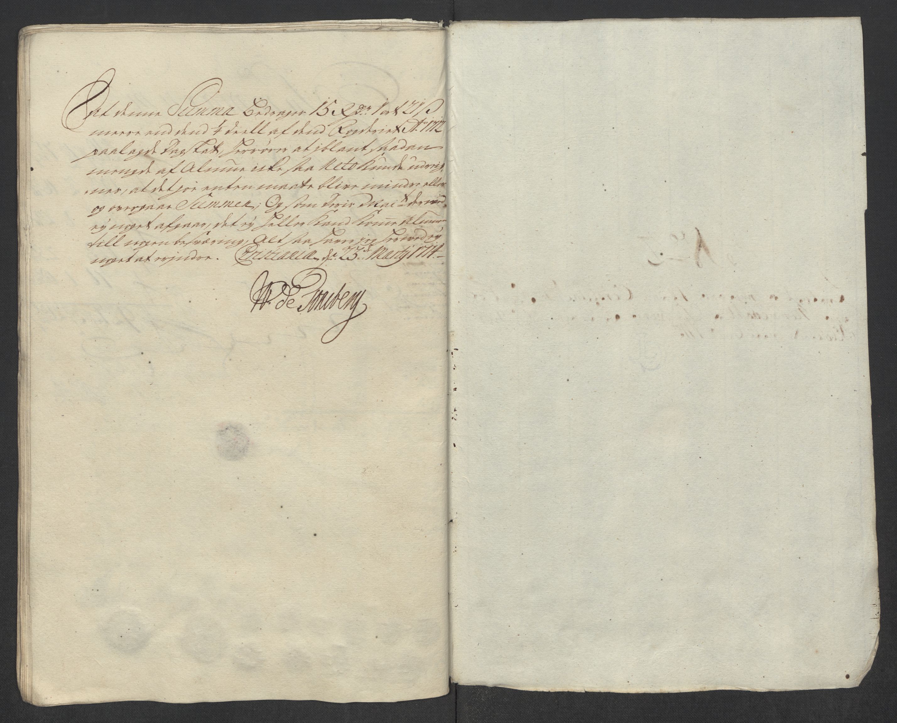 Rentekammeret inntil 1814, Reviderte regnskaper, Fogderegnskap, AV/RA-EA-4092/R24/L1588: Fogderegnskap Numedal og Sandsvær, 1713, s. 242