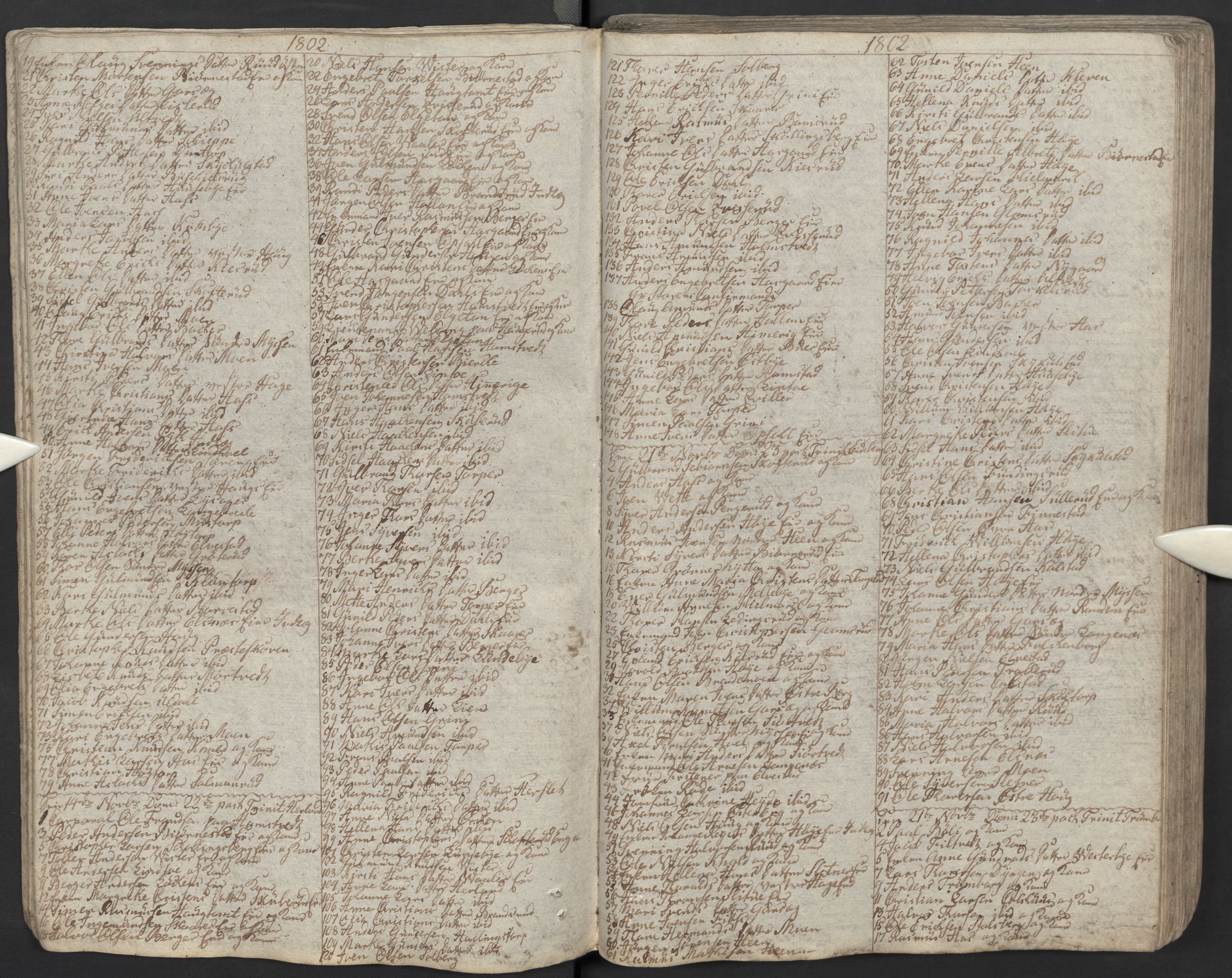 Eidsberg prestekontor Kirkebøker, AV/SAO-A-10905/M/Ma/L0001: Kommunikantprotokoll nr. I 1, 1800-1821