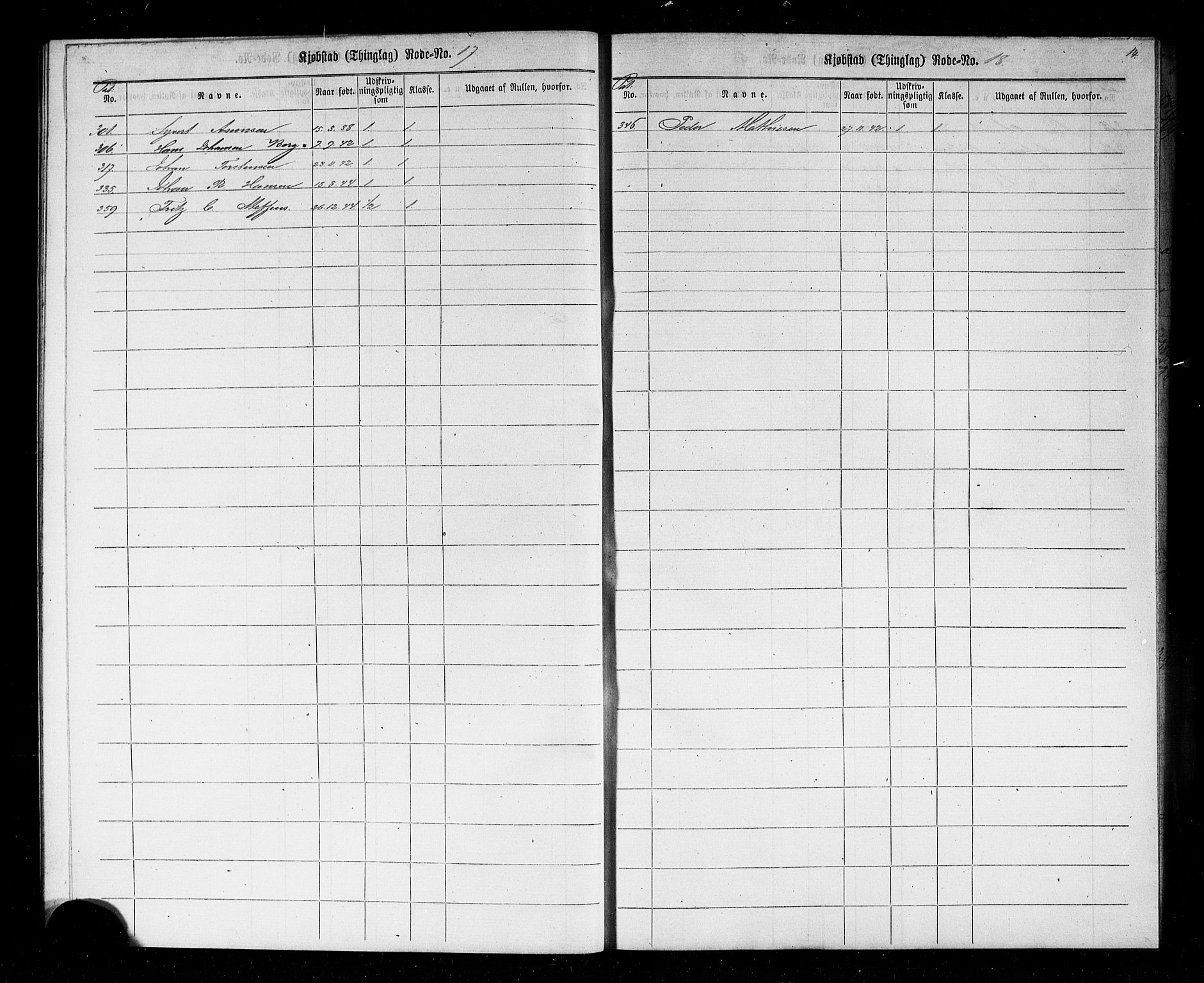 Fredrikstad mønstringskontor, AV/SAO-A-10569b/F/Fc/Fcc/L0002: Utskrivningsregisterrulle, 1880, s. 15